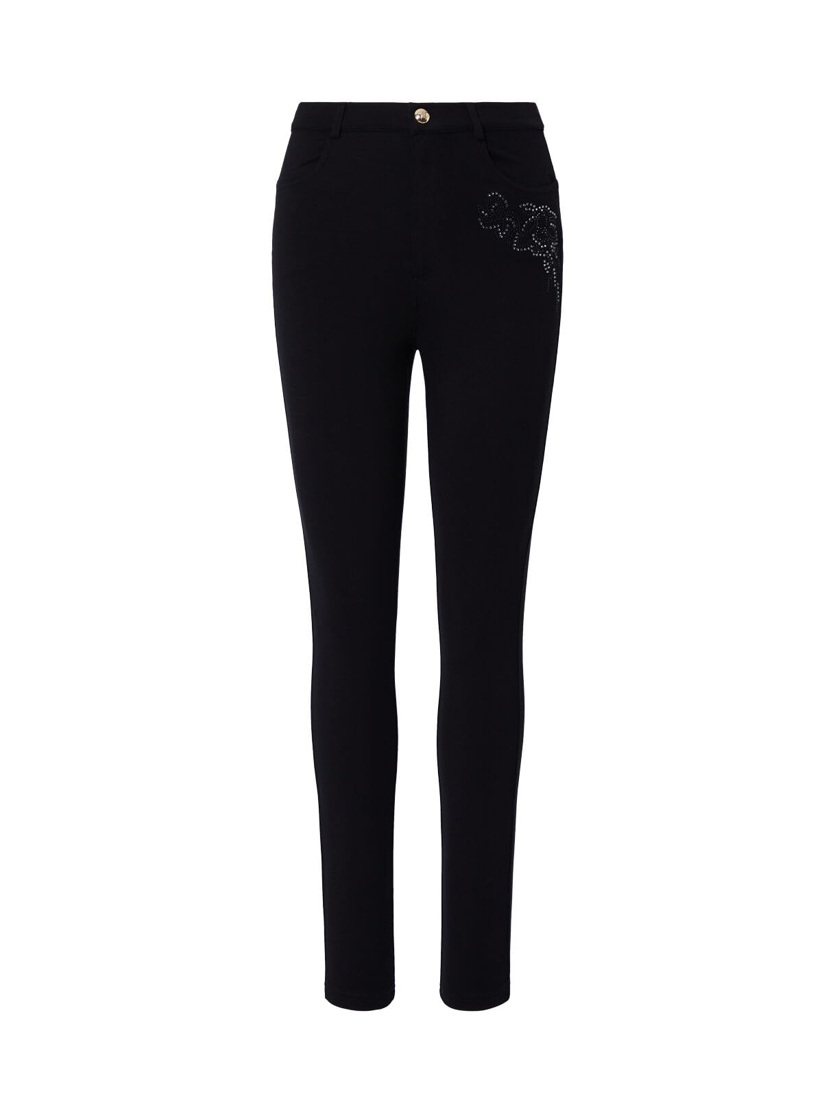 Liu Jo Pantaloni Skinny pantaloni taglia L ricamo gioiello