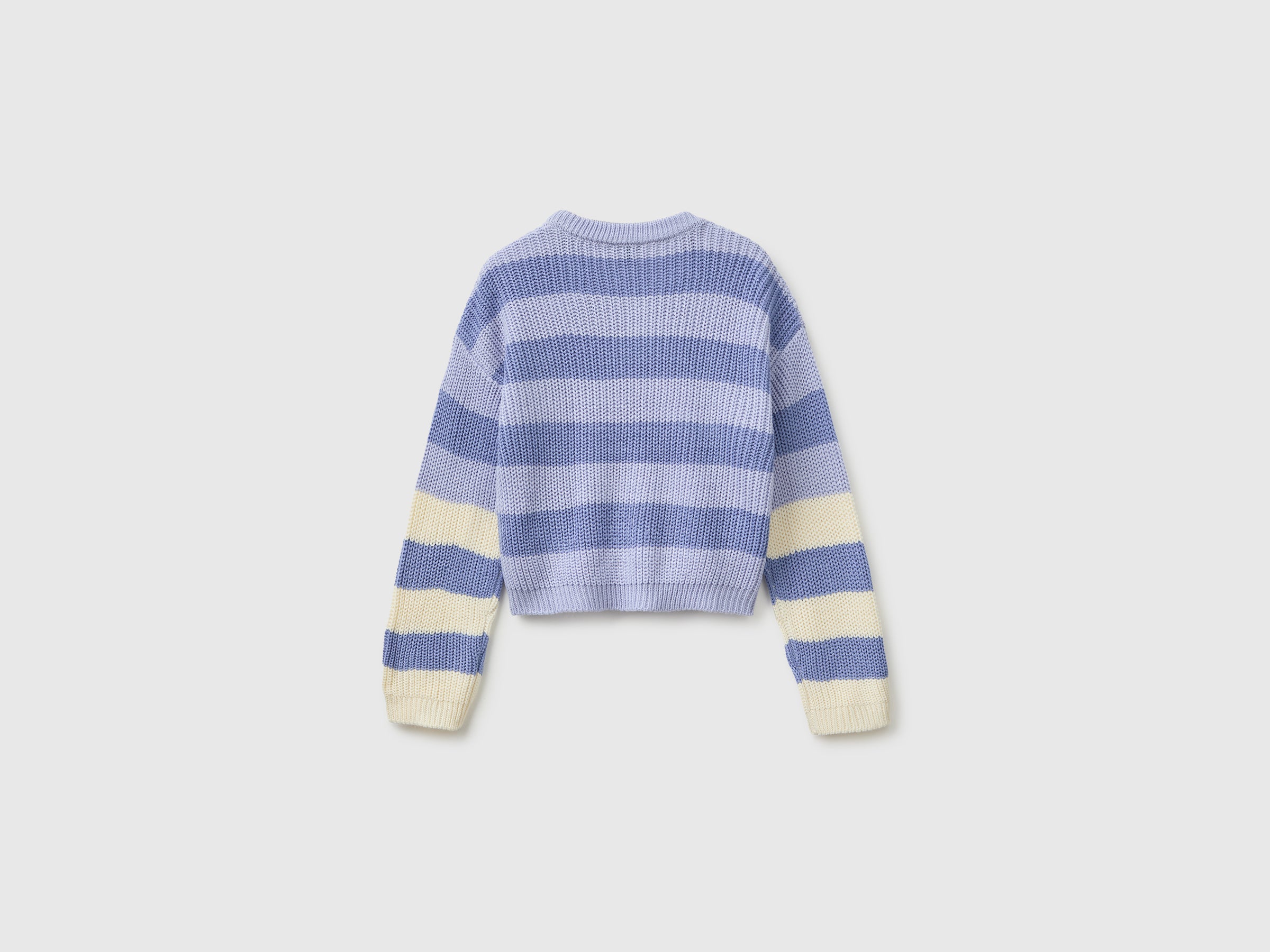 United Colors of Benetton Maglione Rig Dalia Girocollo Bicolore Righe