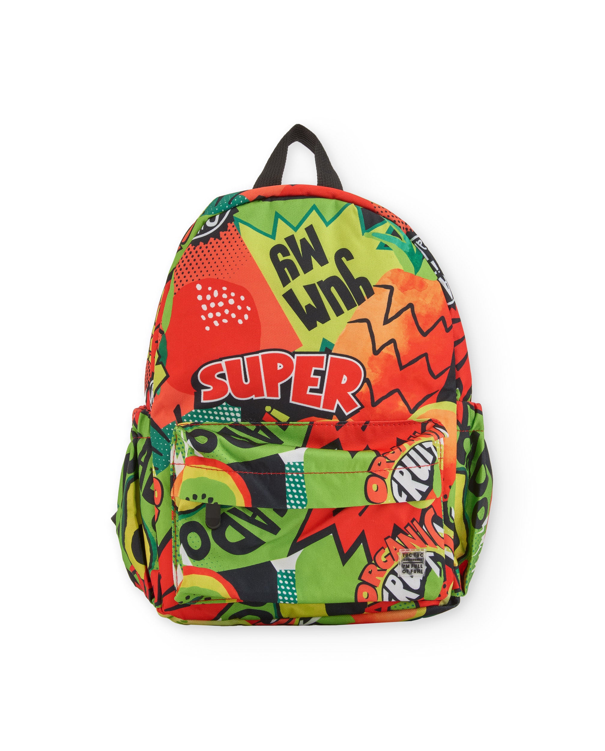 TucTuc Accessori Zaino Bambino Verde Tessuto Con Tasche