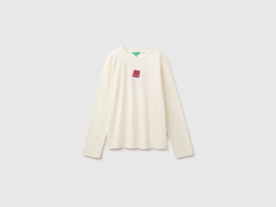 United Colors of Benetton Embroidery T-Shirt maglietta L