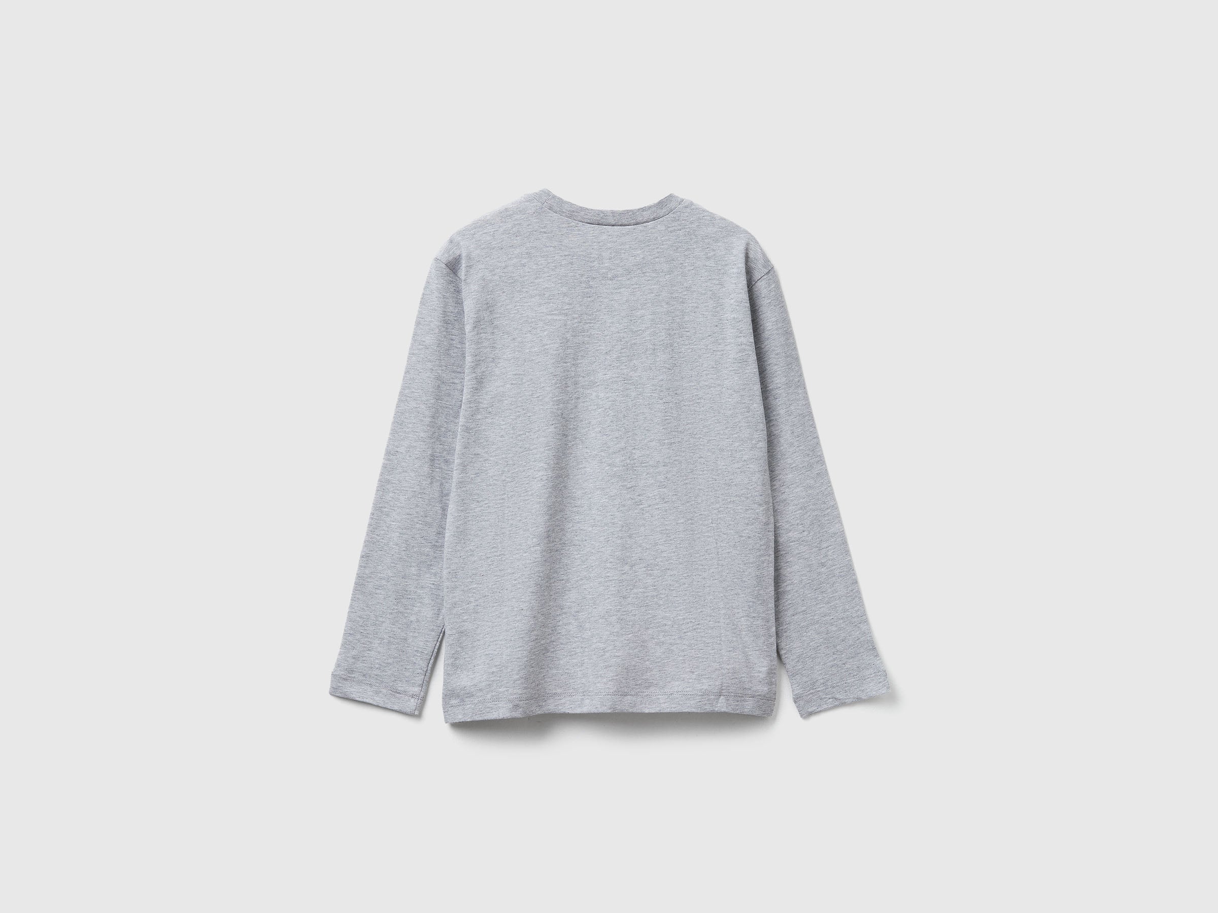 United Colors of Benetton T-shirt Manica Lunga con Stampa