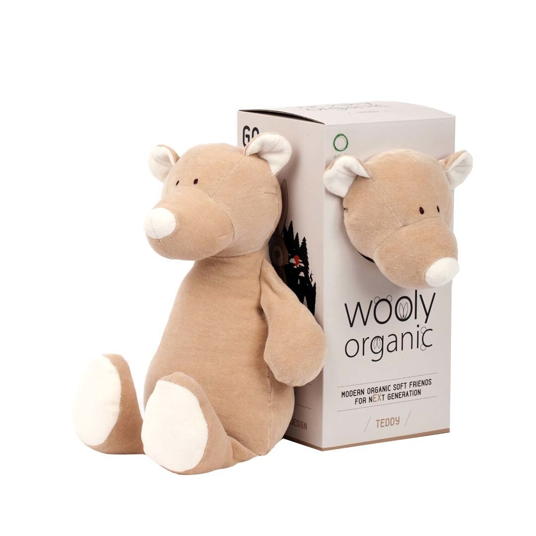 Woolly Organic Soft Toy Teddy peluche orsetto cotone bio 29 cm