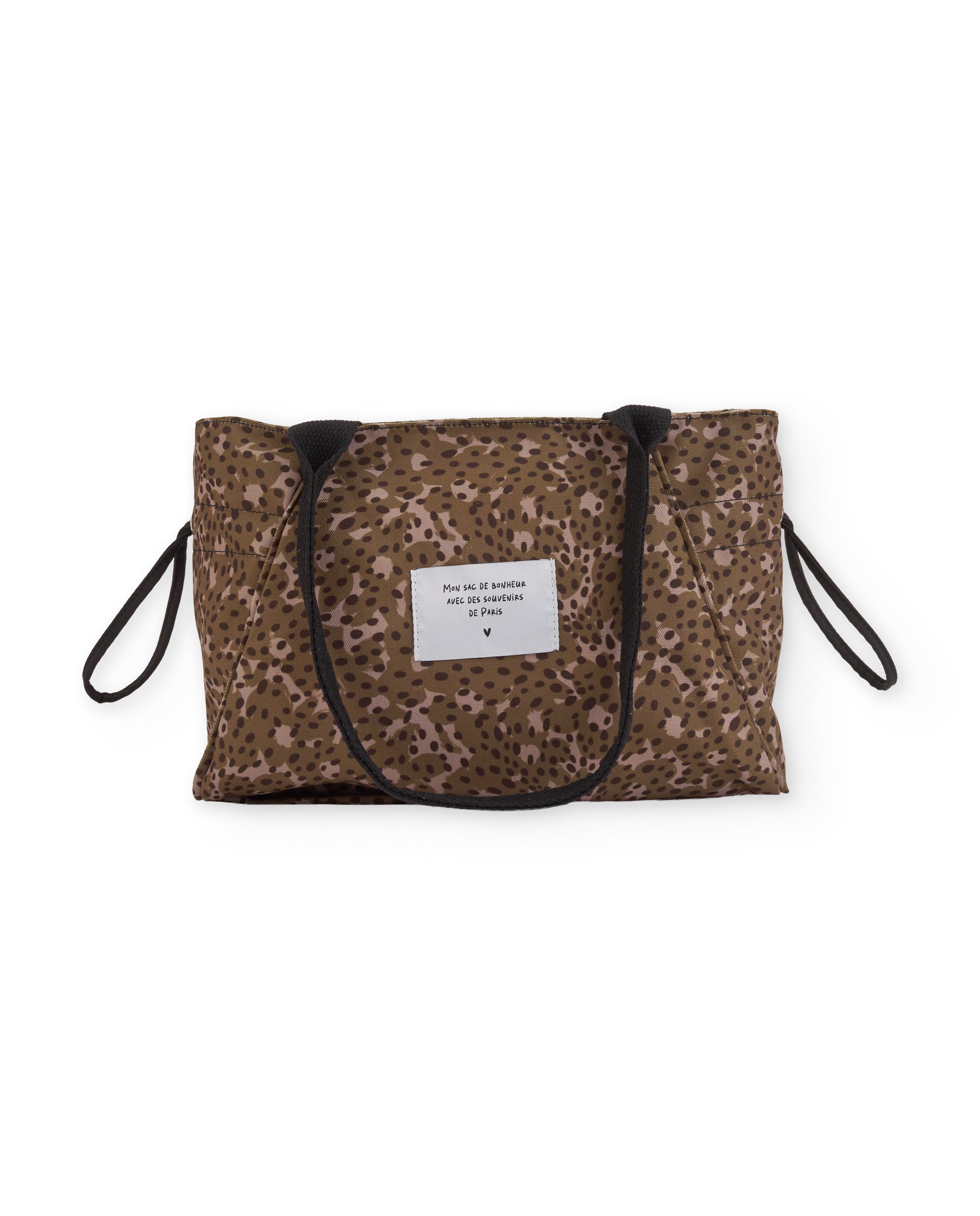TucTuc Accessori borsa tote bambina marrone animalier