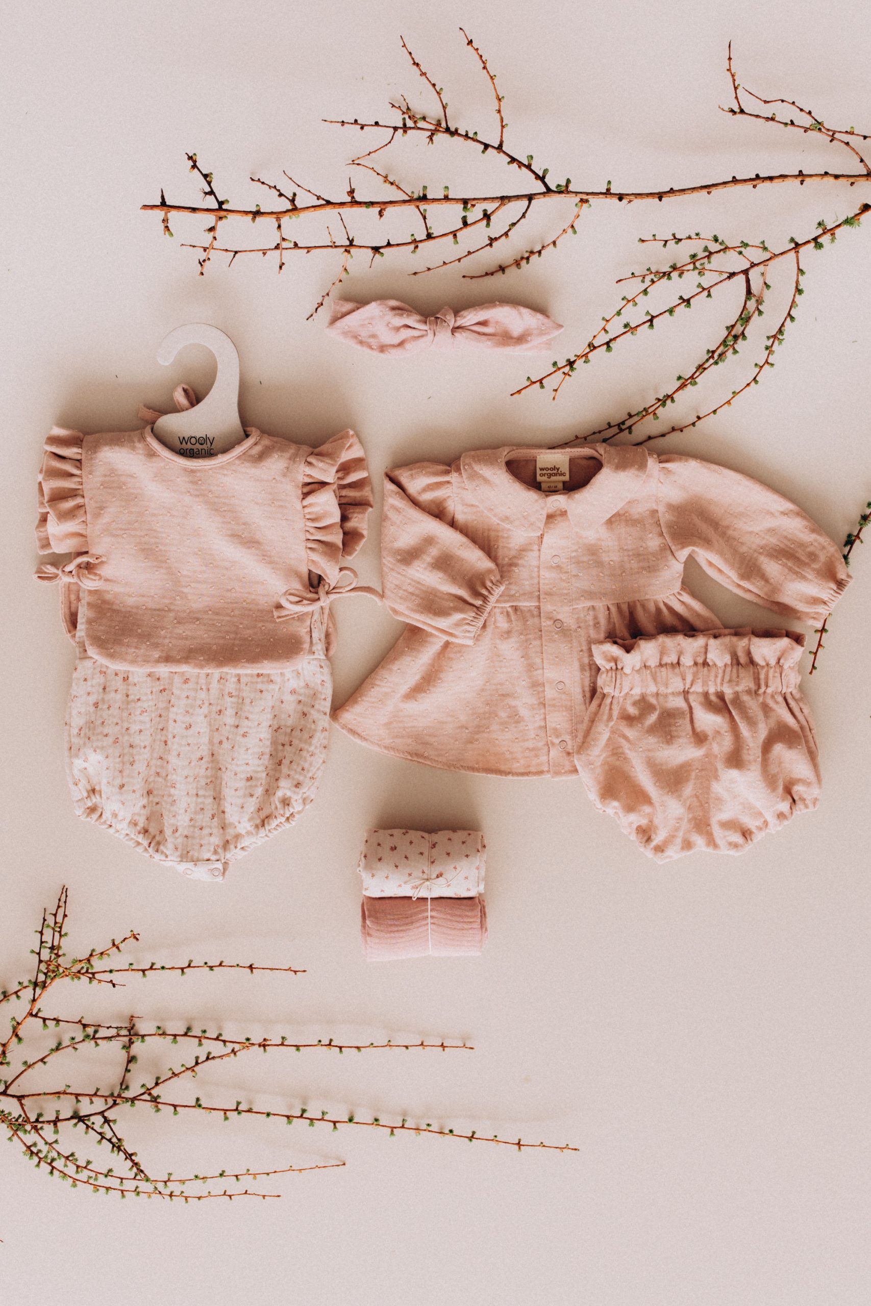 Woolly Organic Baby Cover Bavaglino mussola impermeabile cotone bio