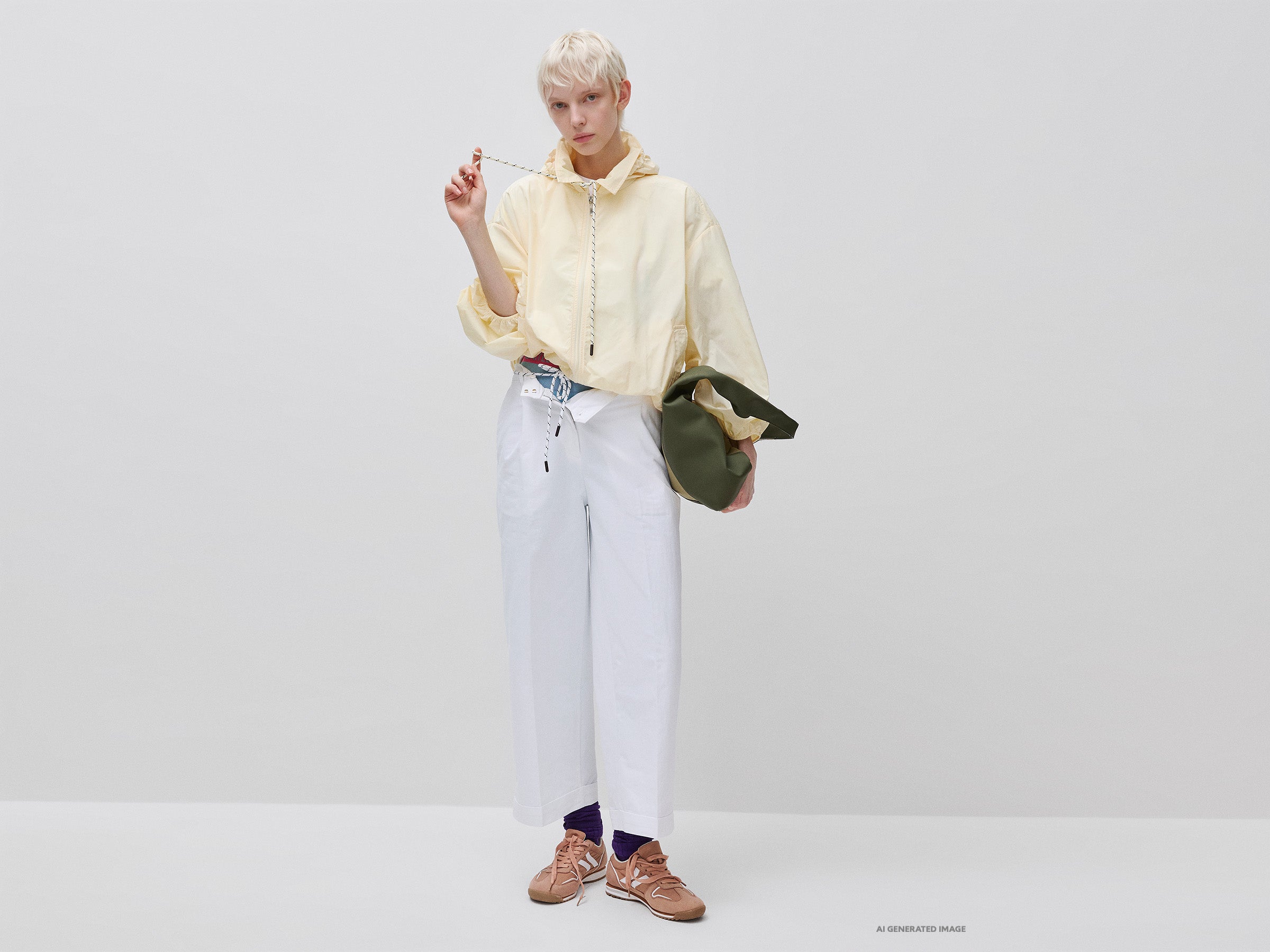 United Colors of Benetton Jackets giacca antivento cappuccio leggera