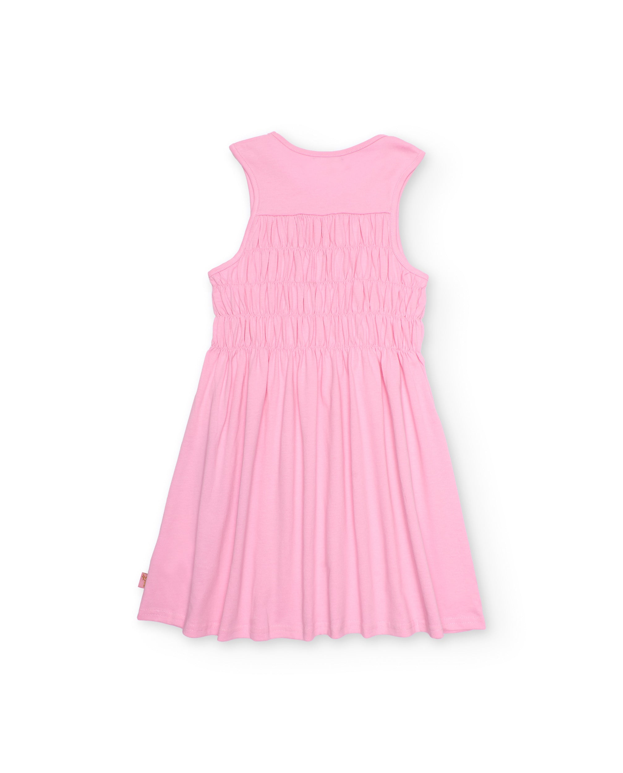TucTuc Vestiti vestito bambina rosa fiore 8 anni elastico