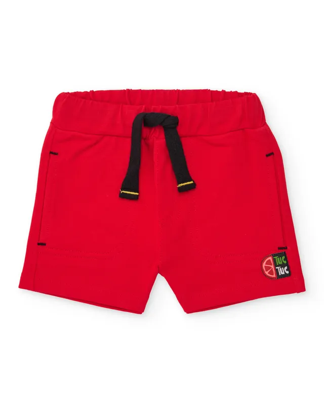 TucTuc Bermuda bermuda bambino rosso vita elasticizzata