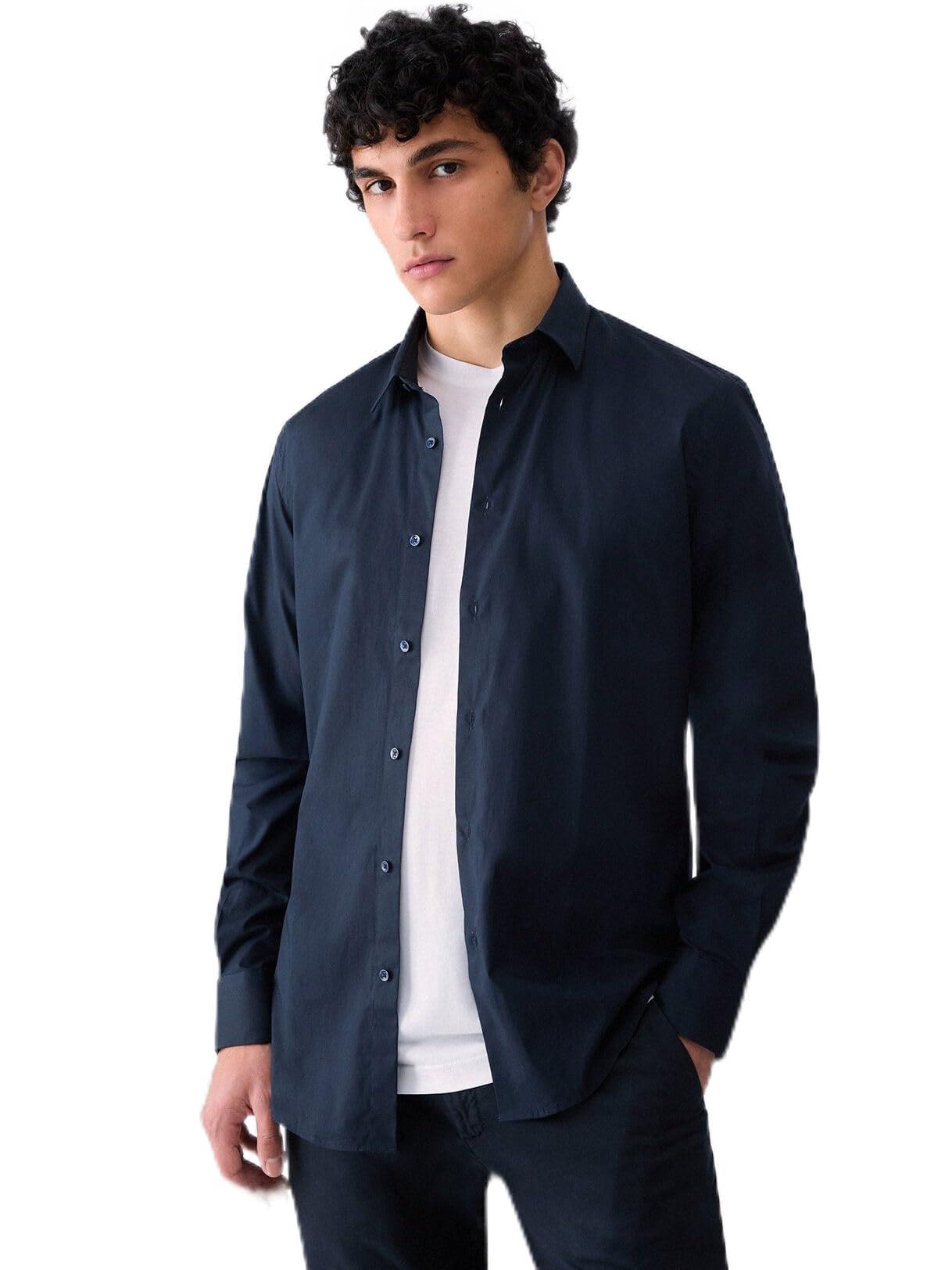 Liu Jo Camicia Slim Fit Bianca Taglia 38 Cotone