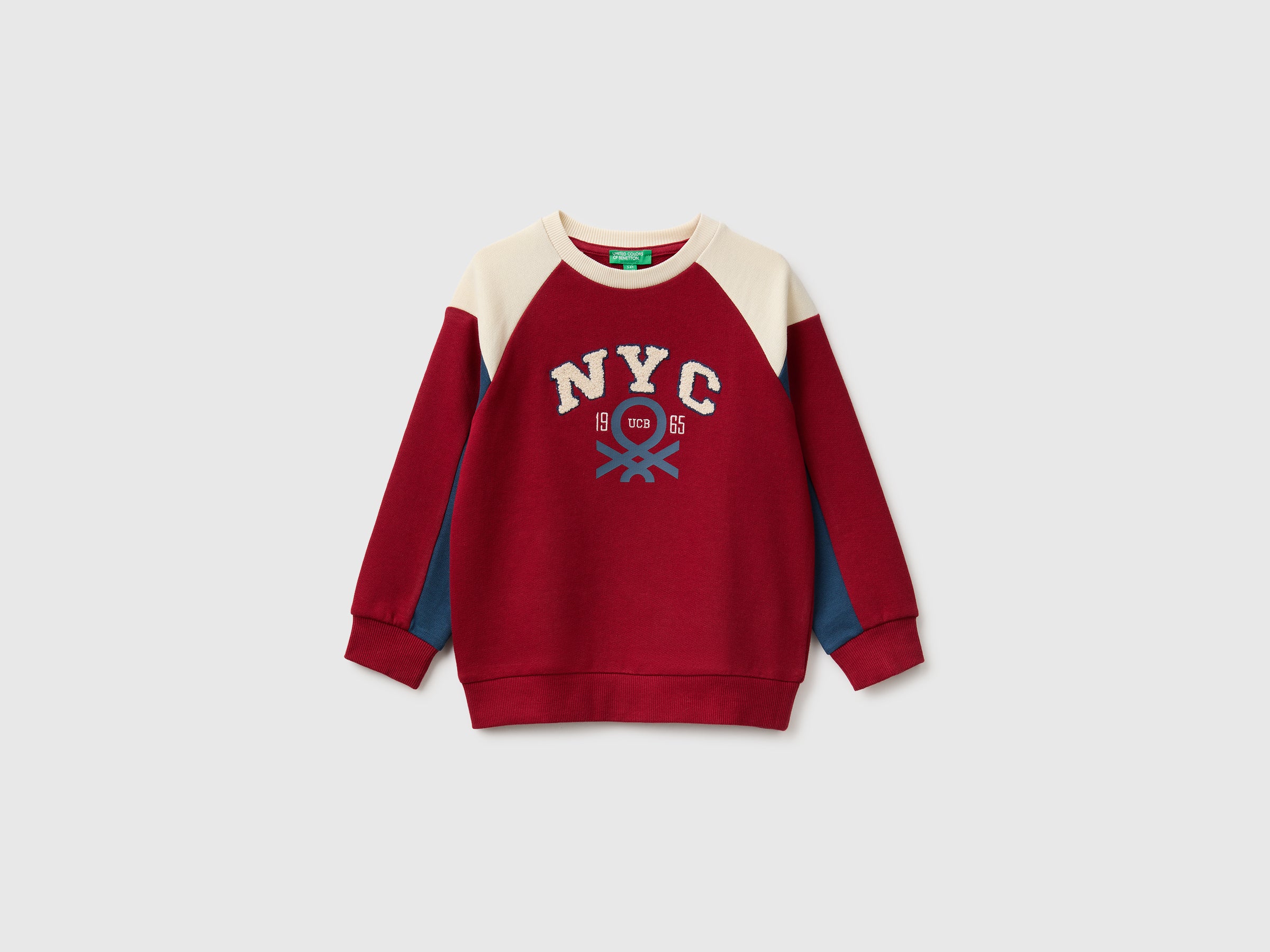 United Colors of Benetton felpa girocollo cotone organico taglia 82