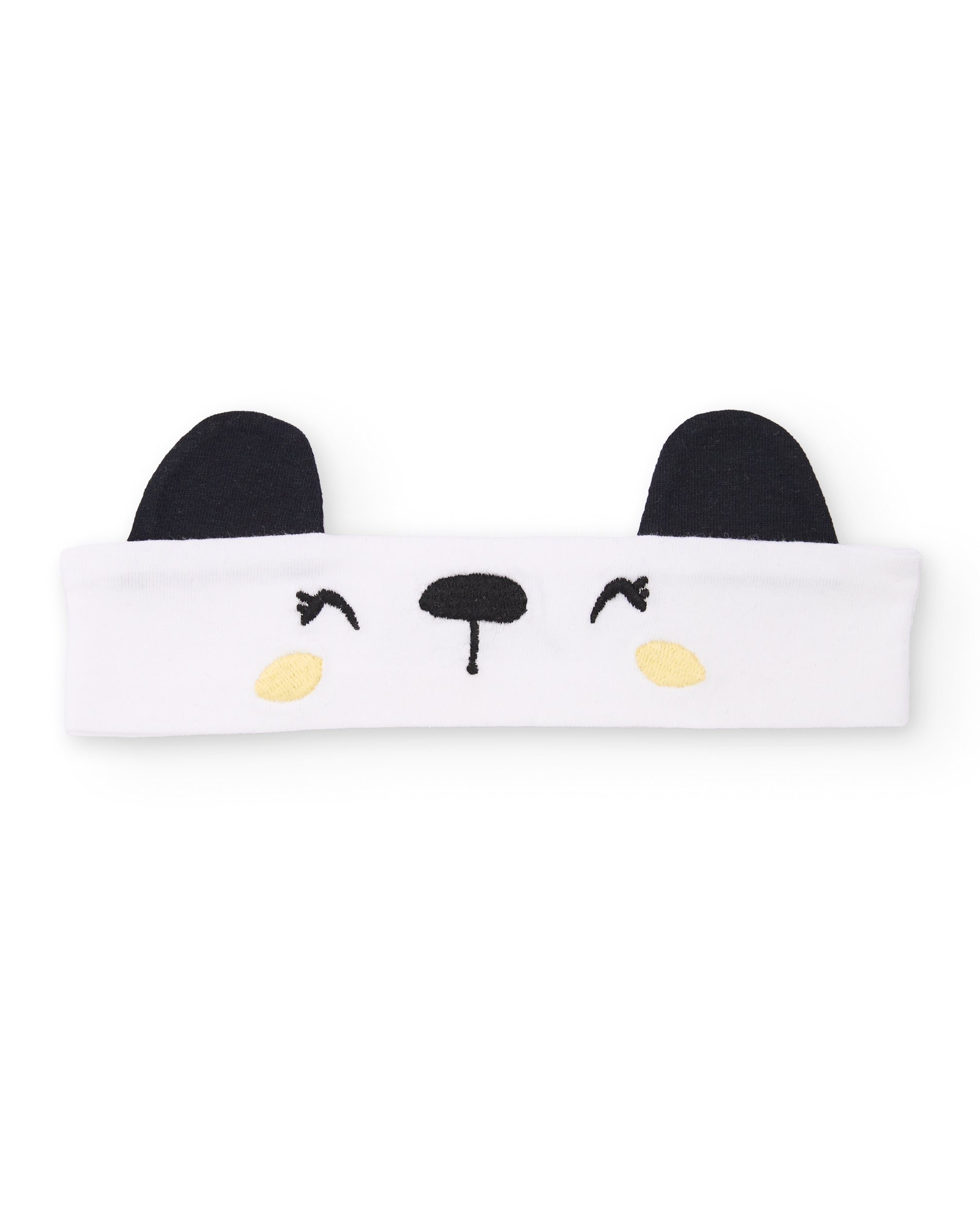 TucTuc Accessori fascia neonato bianco orecchie animale