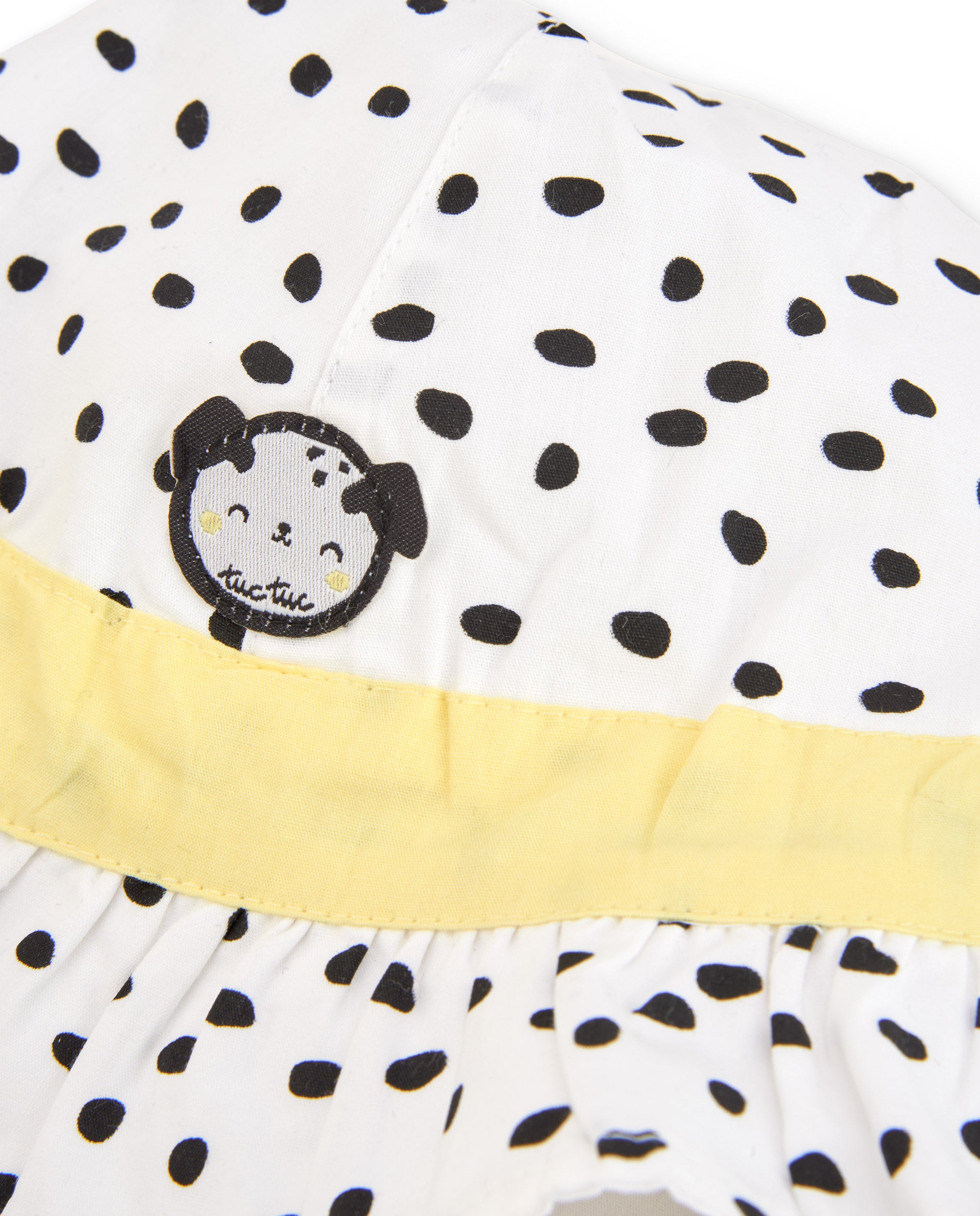 TucTuc Accessori cappellino bianco pois orecchie