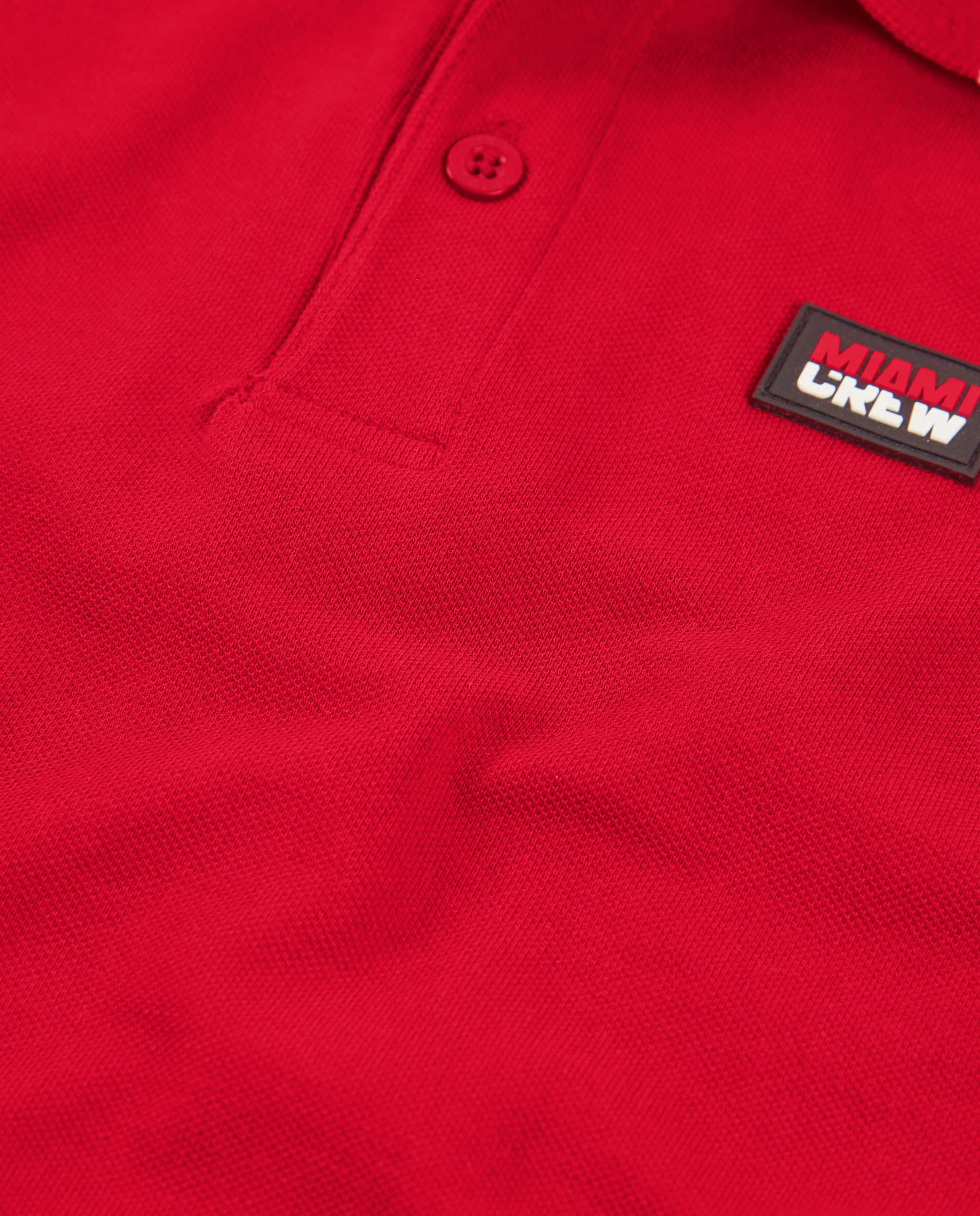 TucTuc Camicette Polo Bambino Rossa Maglia Colletto Contrasto