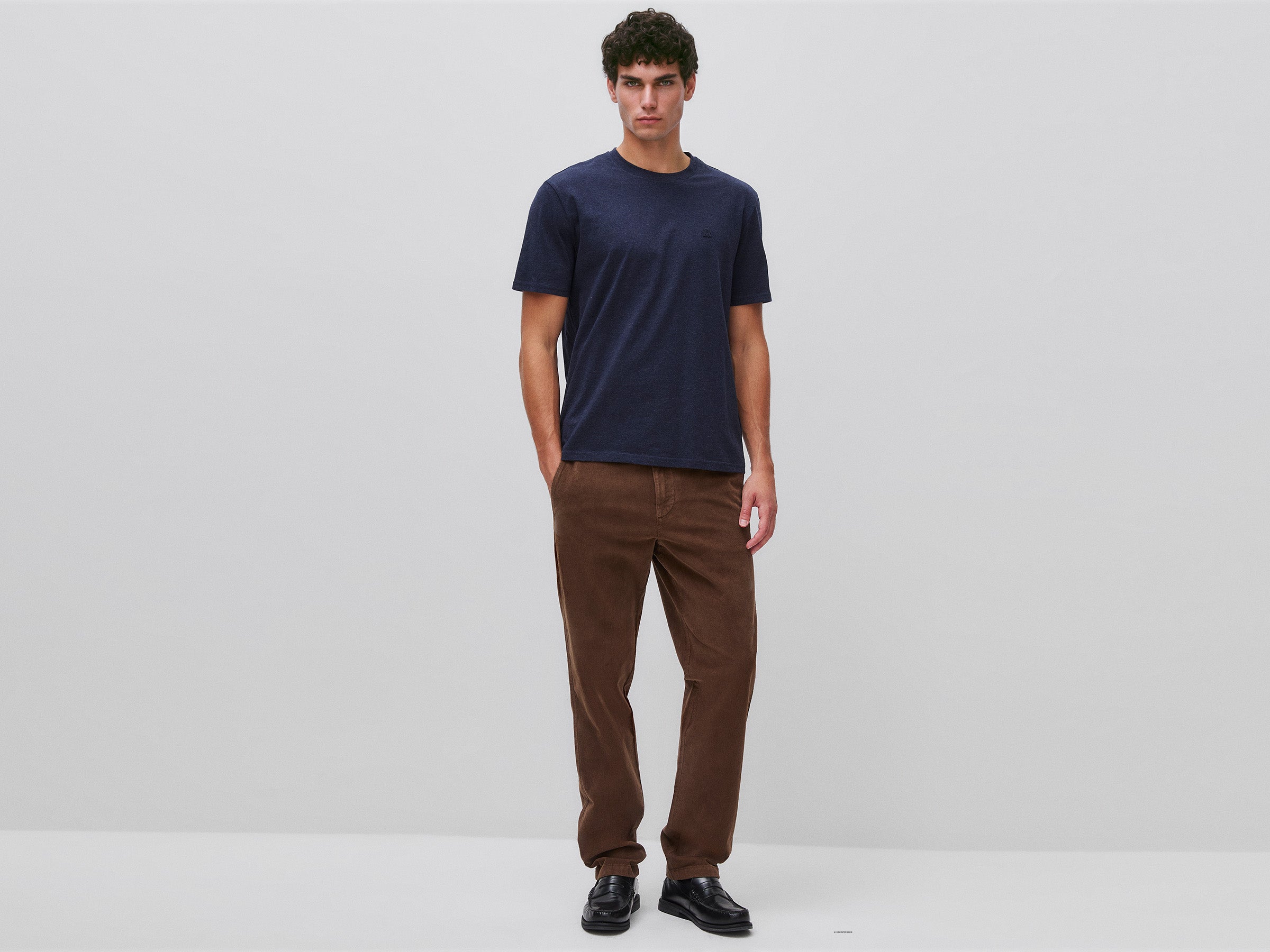 Benetton Trousers pantaloni velluto slim fit elasticizzati taglia 50