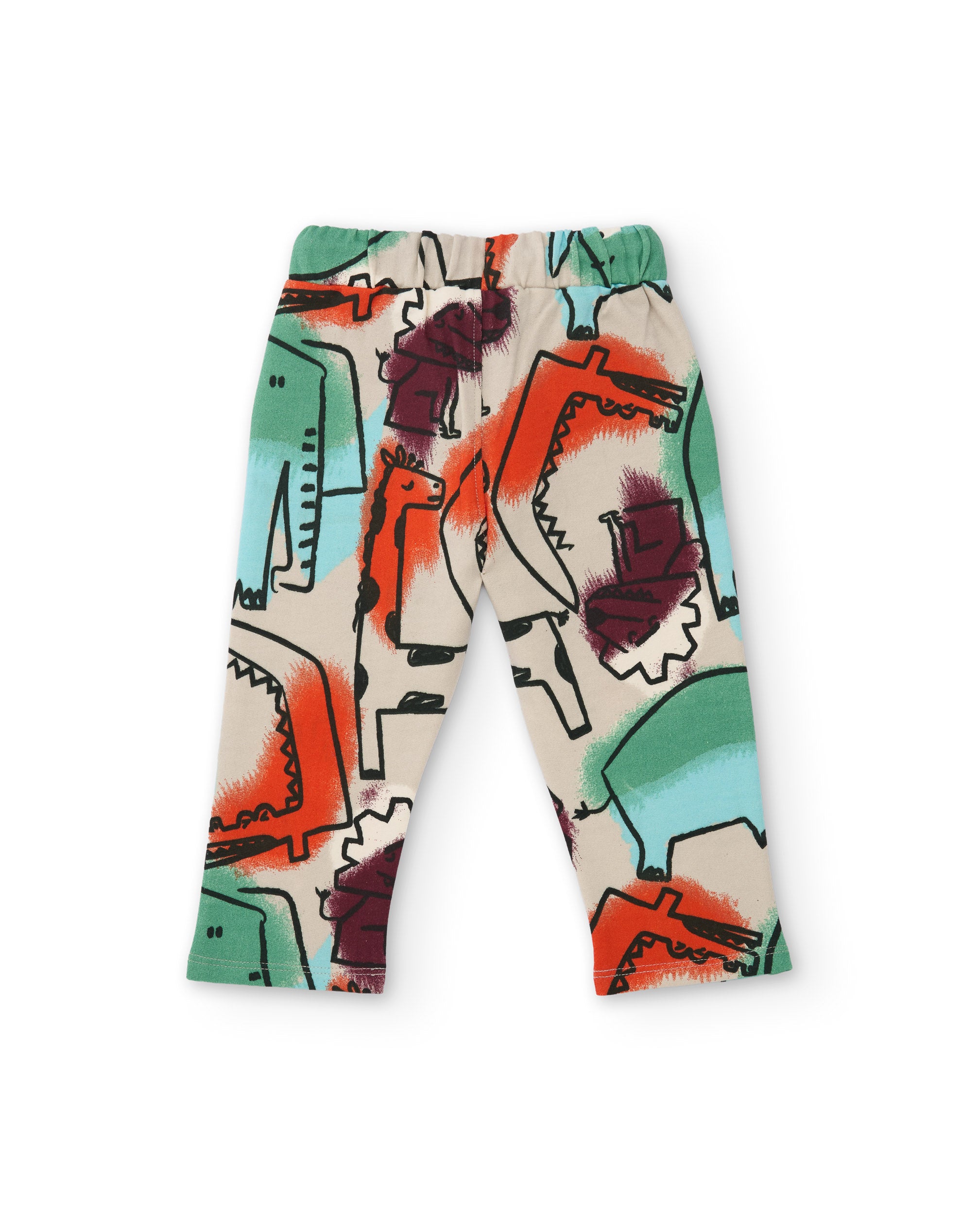 TucTuc Pantaloni Felpa Savana Pantaloni Crudo Vita Elastica