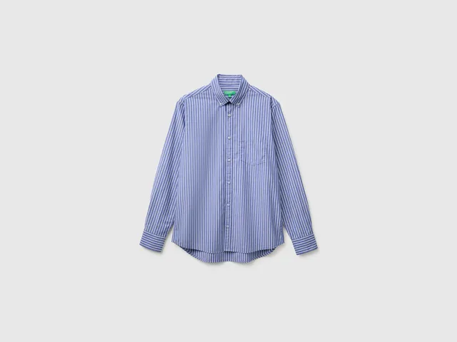 United Colors of Benetton Regular fit camicia righe cotone M