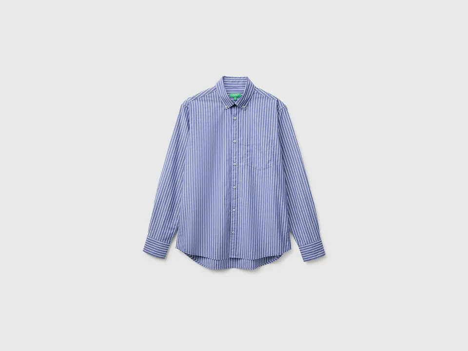 United Colors of Benetton Regular fit camicia righe cotone M
