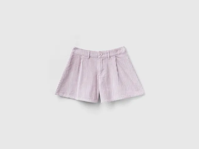 United Colors of Benetton Trousers Bermuda Velluto Cotone Taglia M