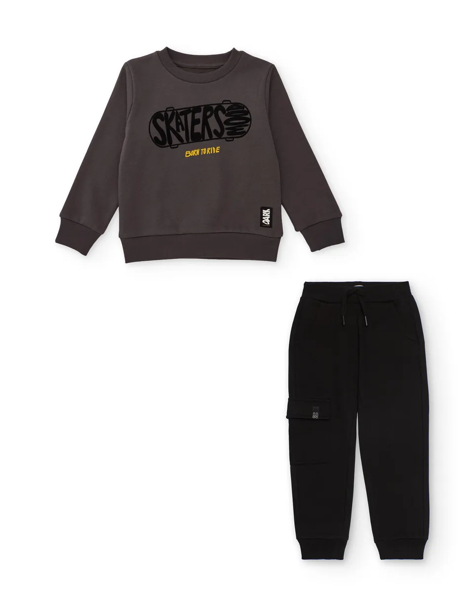 TucTuc Completi set bambino grigio skate cargo