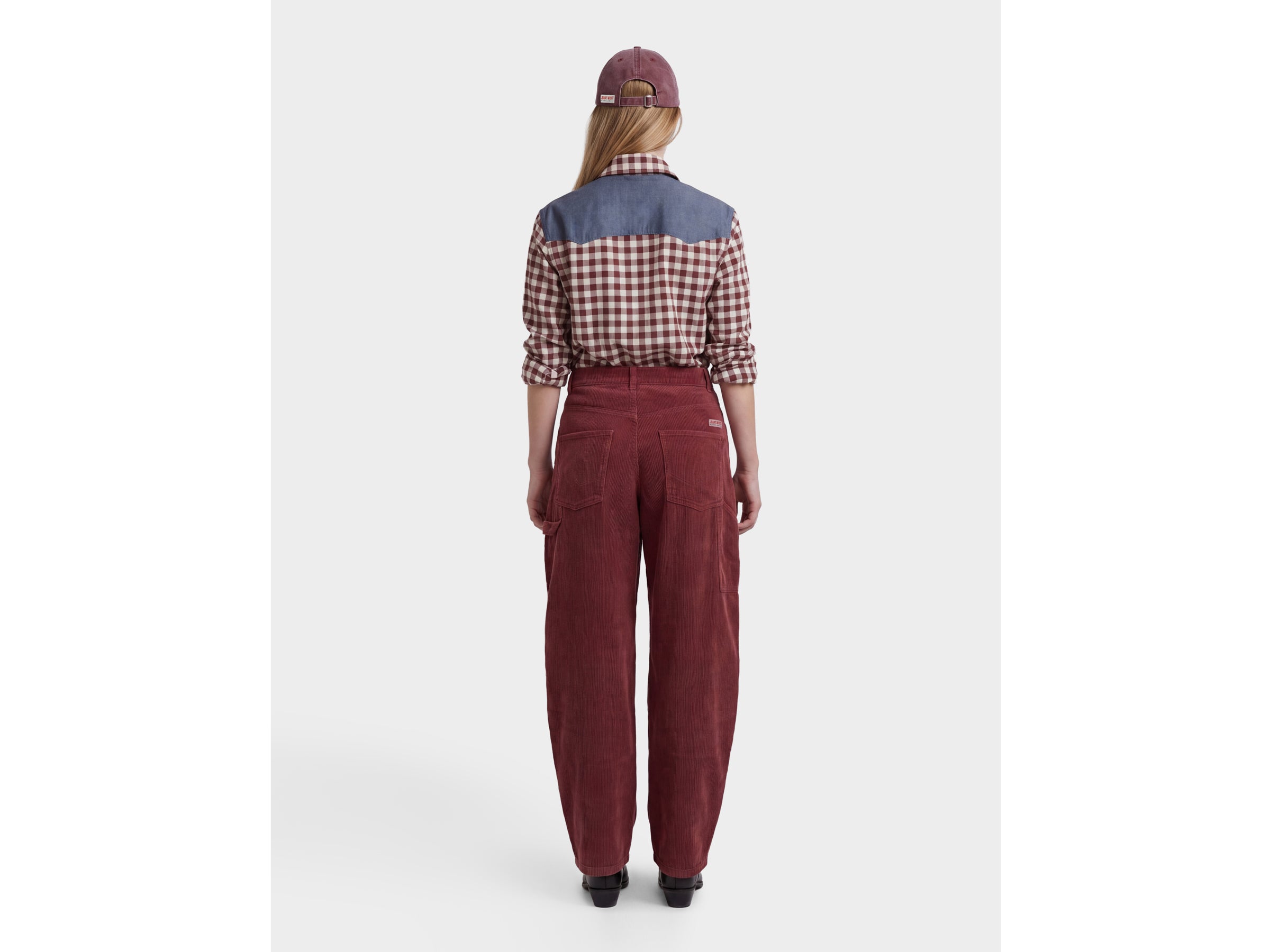 United Colors of Benetton Pantaloni 27 velluto cotone barrel