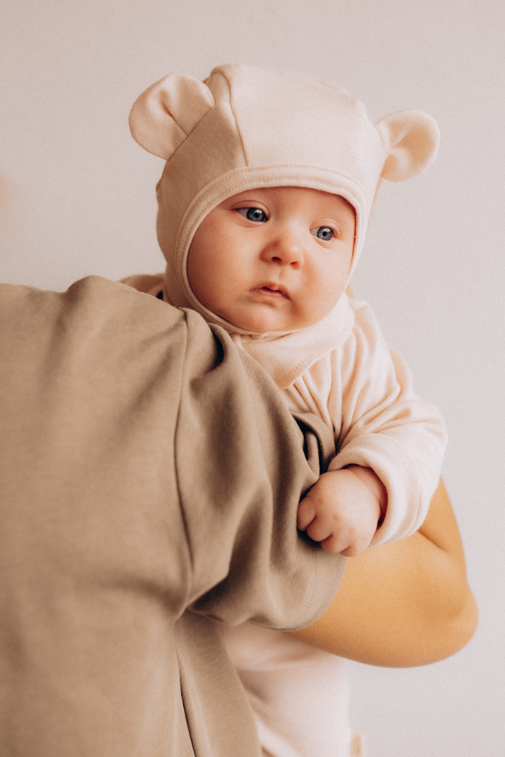 Woolly Organic Balaclava passamontagna neonato lana e seta