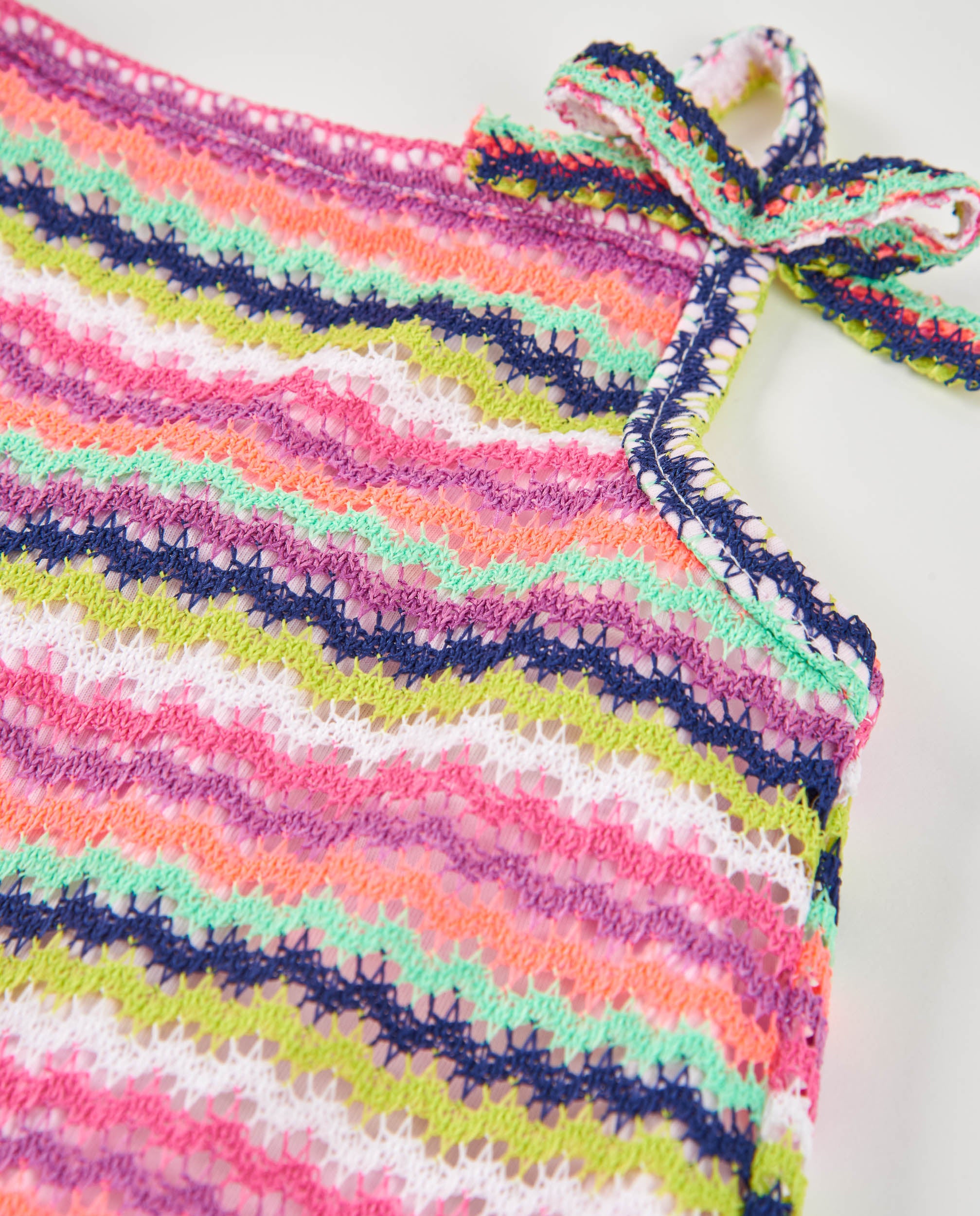TucTuc Vestiti Vestito bambina rosa spalline e fiocchi