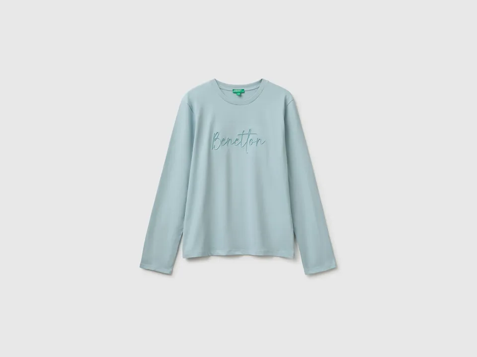 United Colors of Benetton T-Shirts Maglietta cotone manica lunga