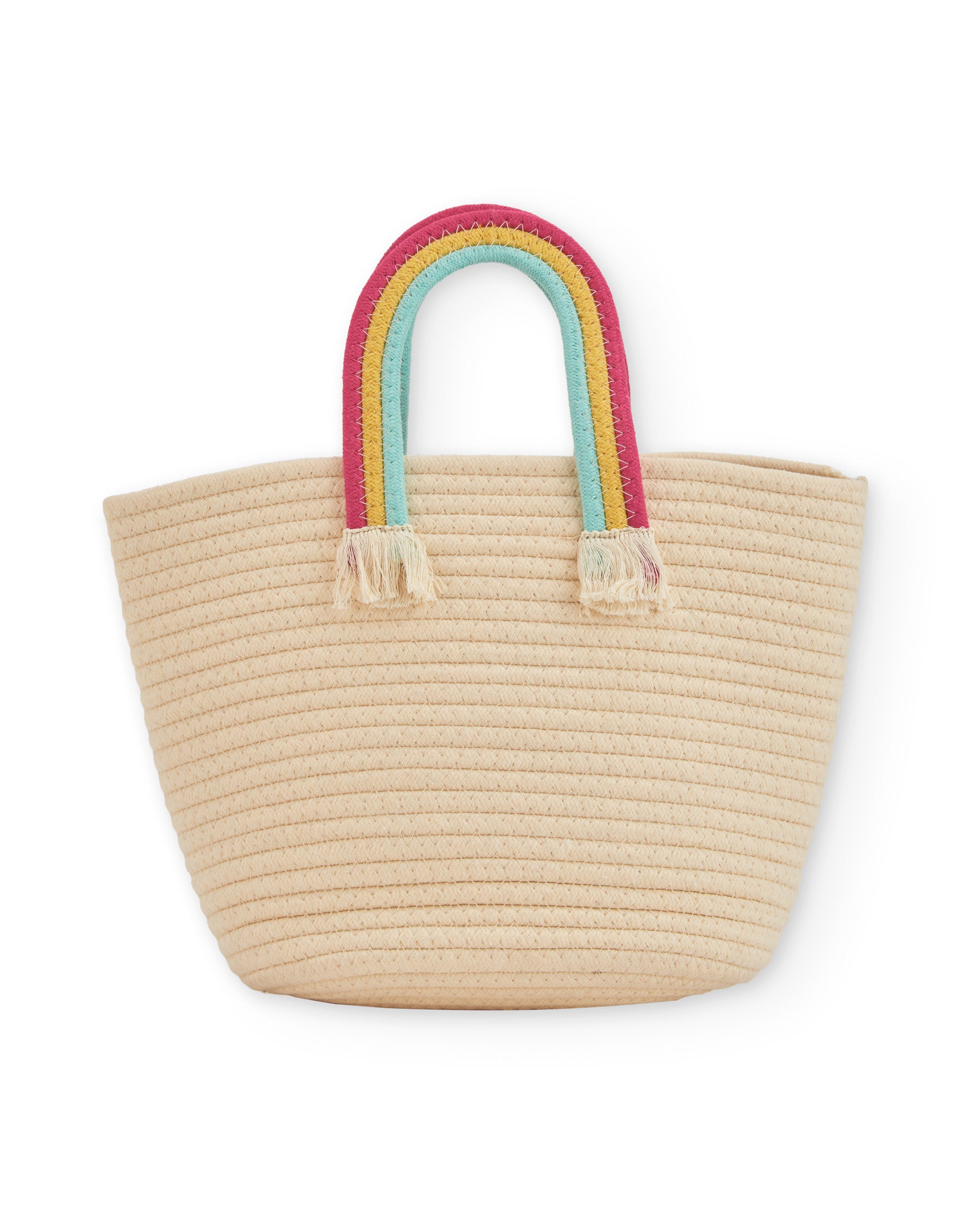 TucTuc Accessori borsa bambina beige fiore fucsia