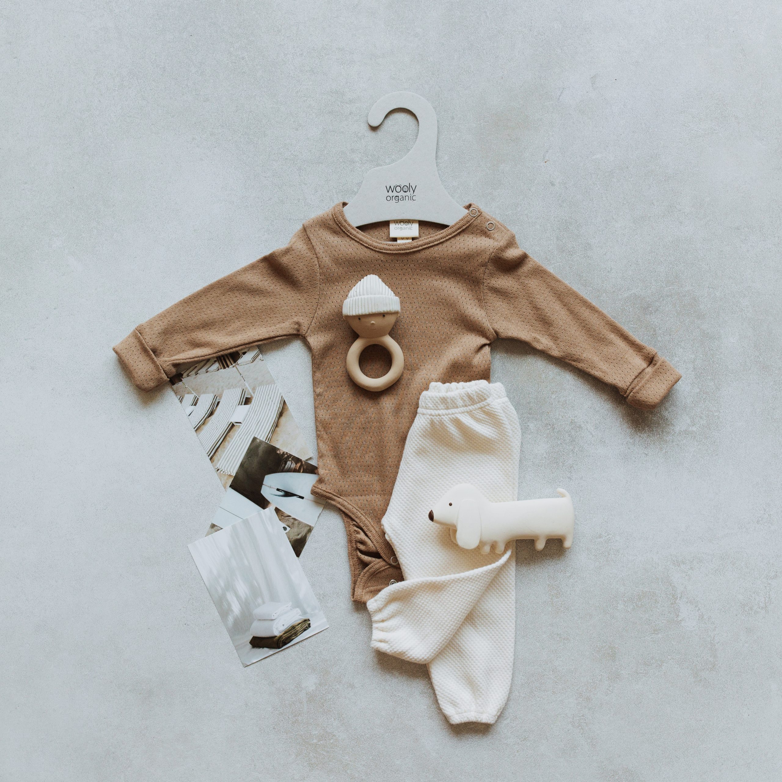 Woolly Organic NOOS Longsleeve Bodysuit body neonato cotone organico