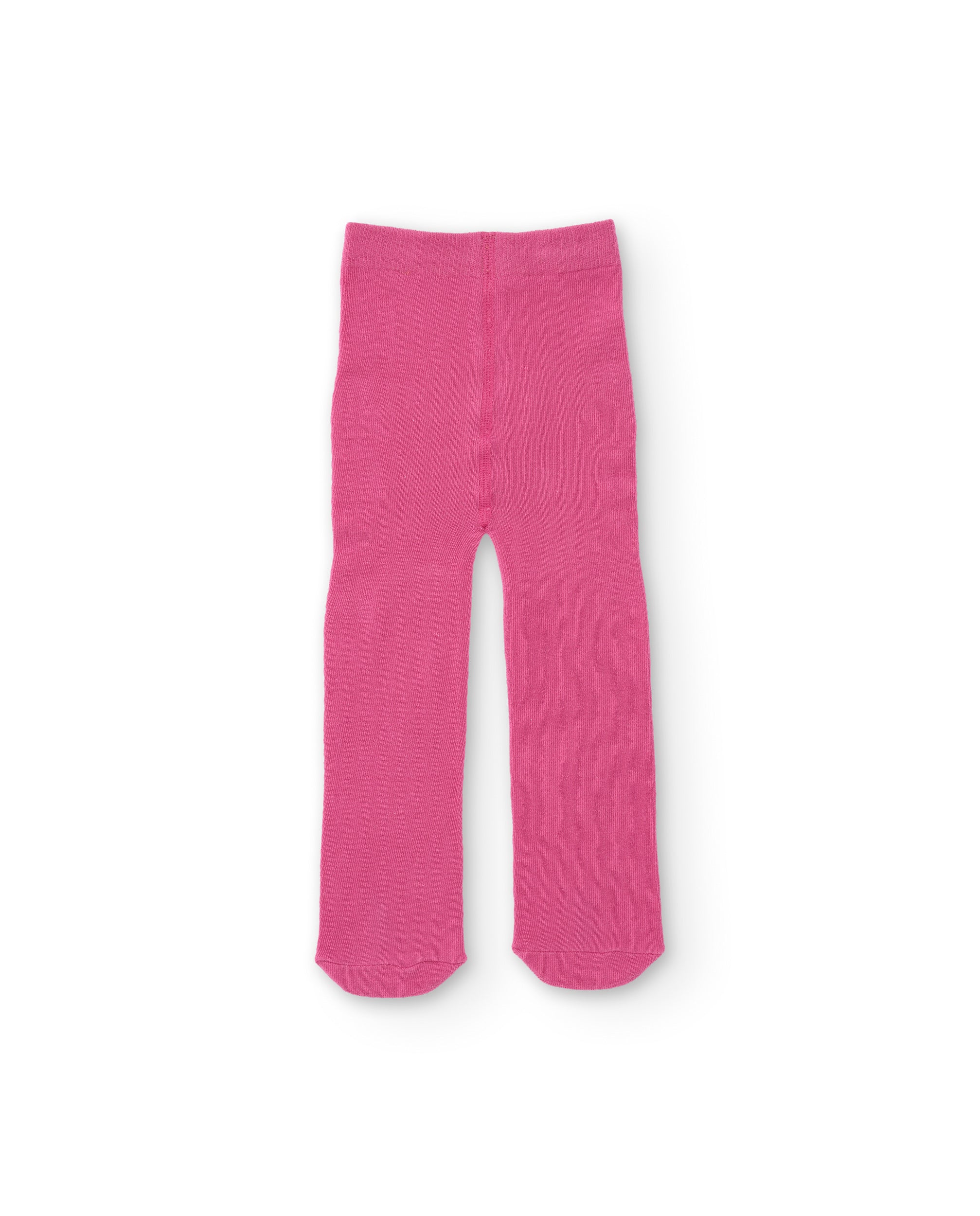 TucTuc Collant bambina tricot rosa con farfalle