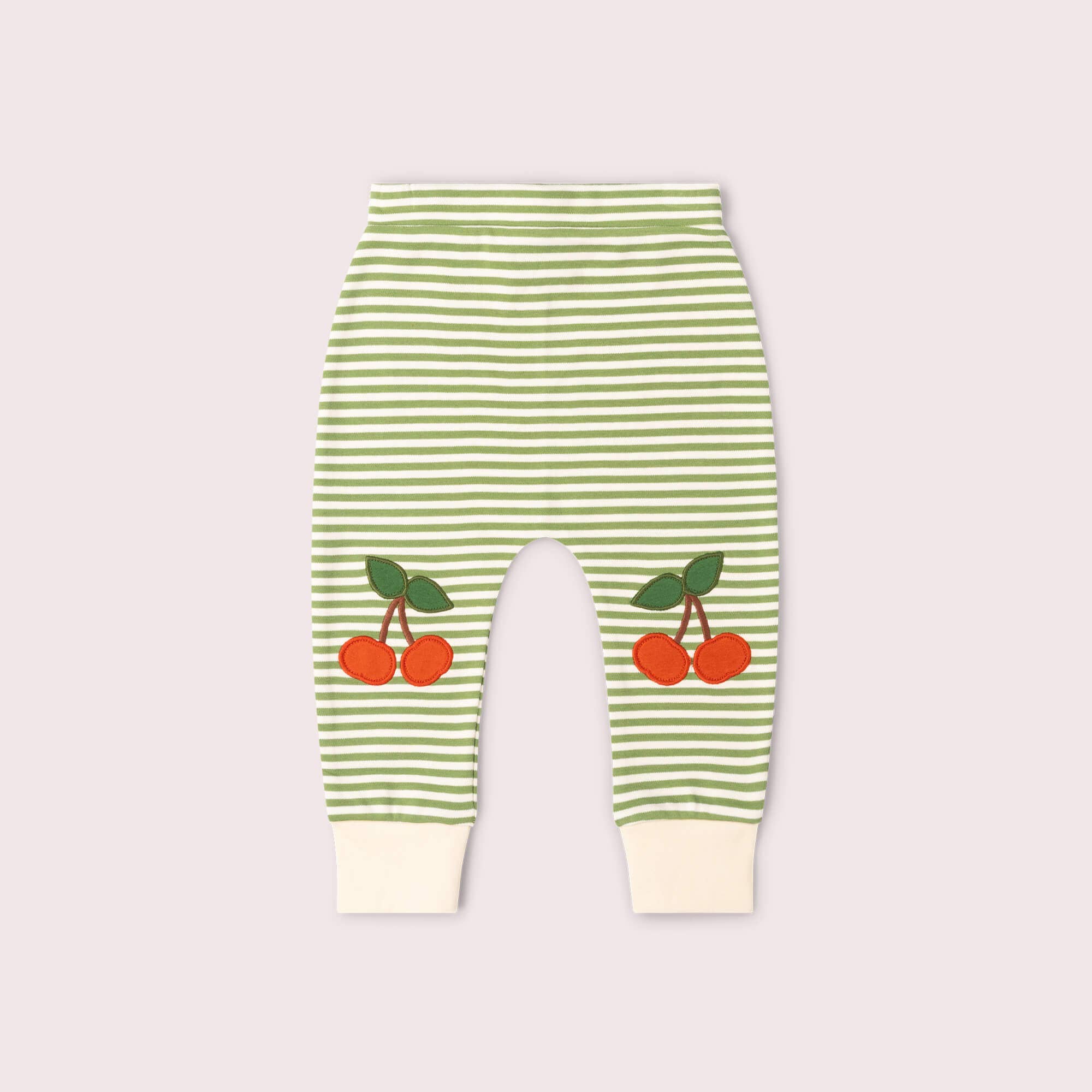 Little Green Radicals Pantaloni Ciliegia cotone bio bimbo