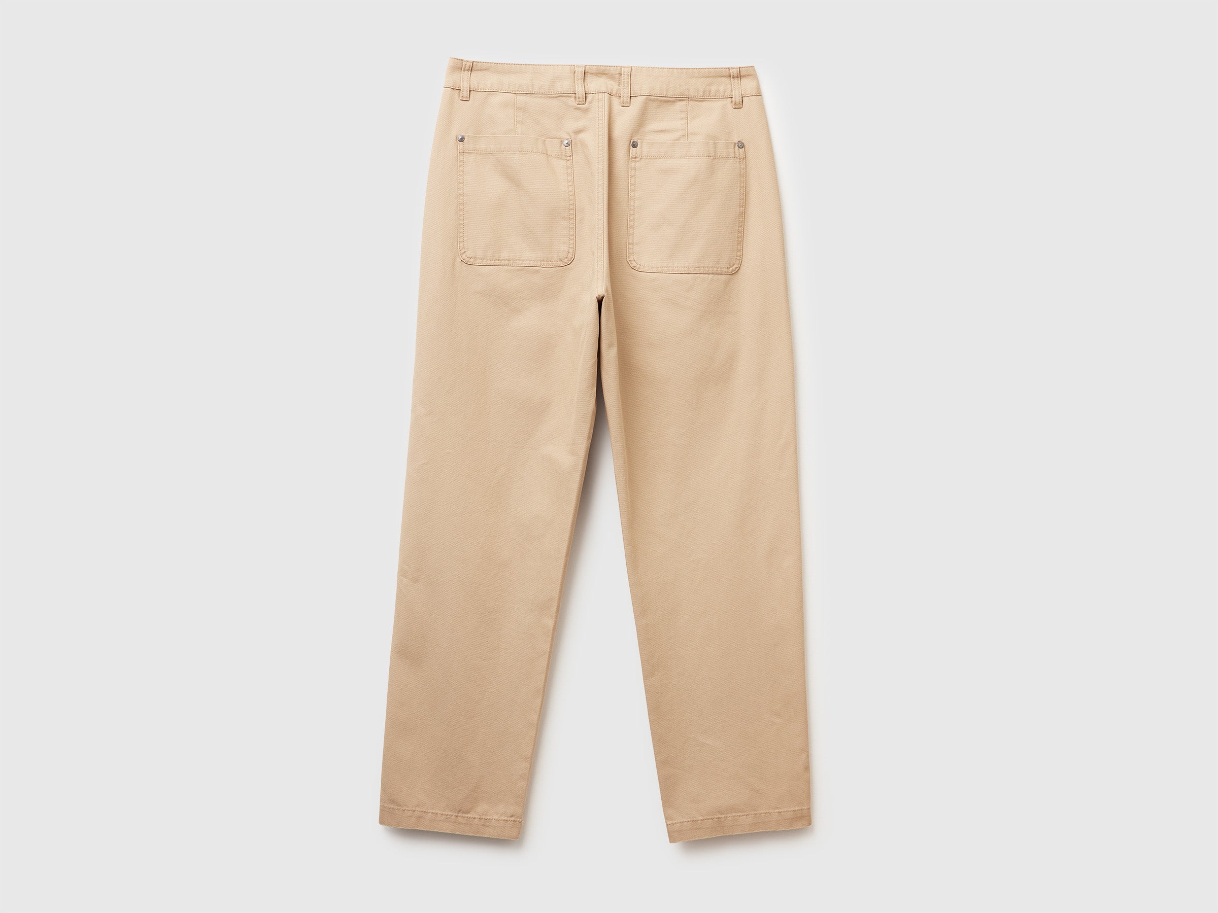 United Colors of Benetton pantaloni tela cotone 48