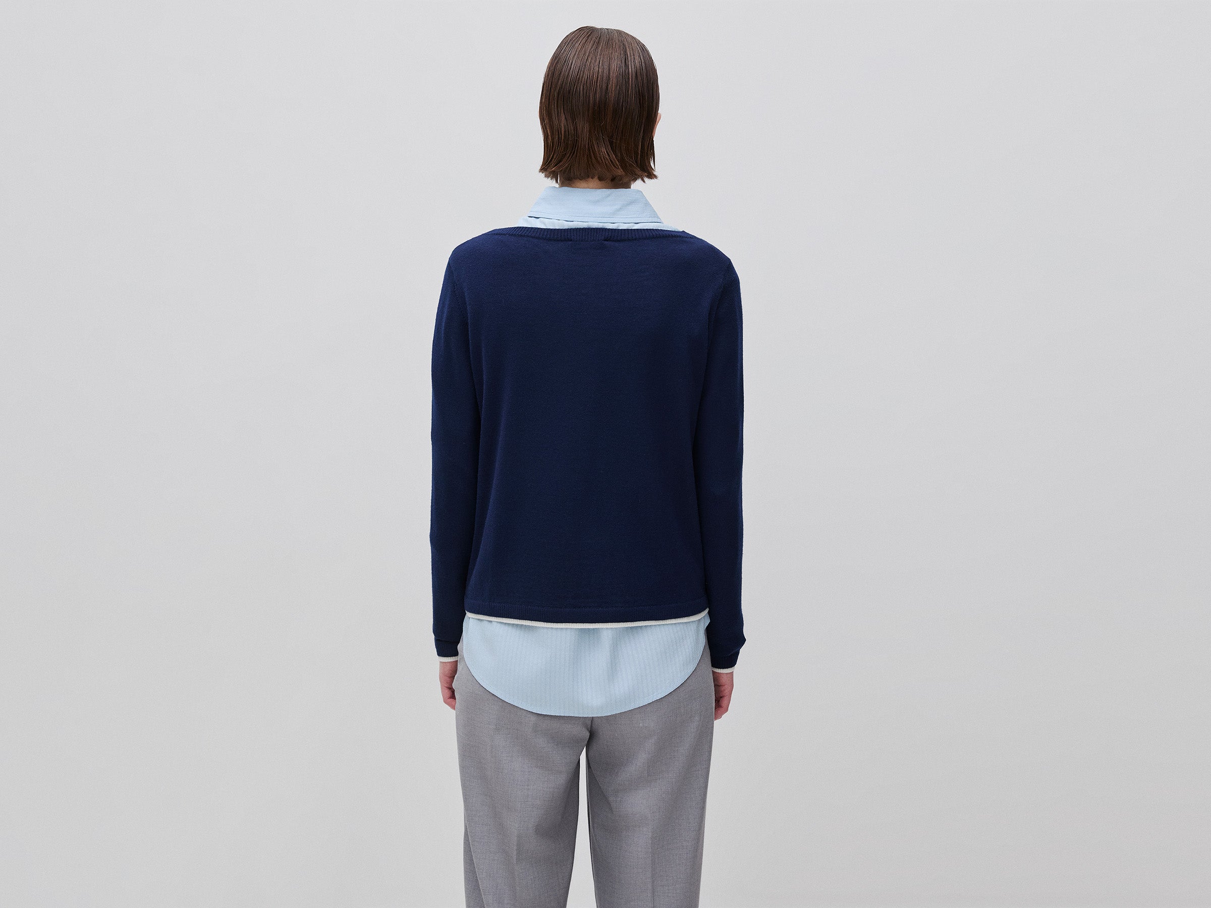 United Colors of Benetton maglione Merino scollo barca donna