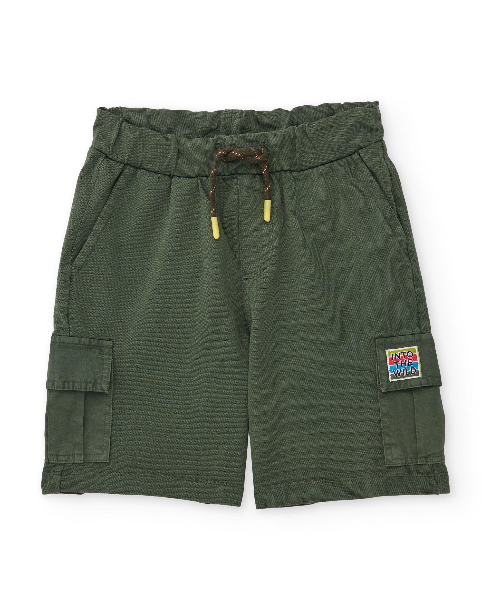TucTuc Bermuda bermuda bambino verde tasche cargo