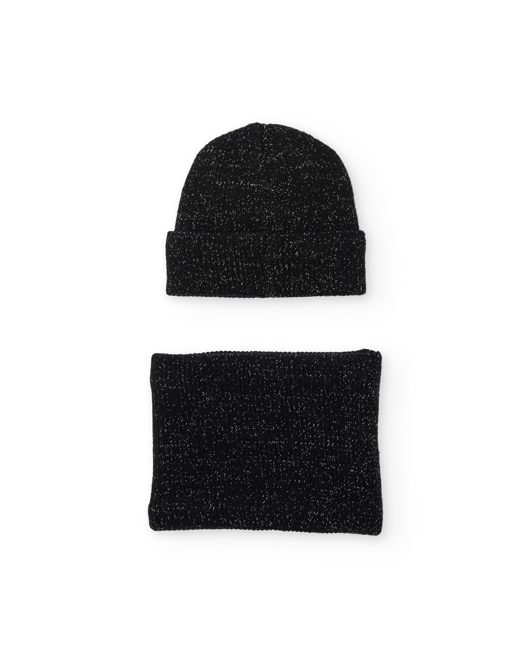 TucTuc Accessori Set Tricot Berretto Nero