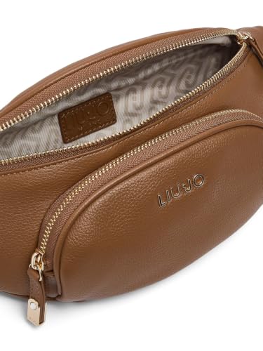 Liu Jo Baby Marsupio Logo marsupio cammello 34 cm zip