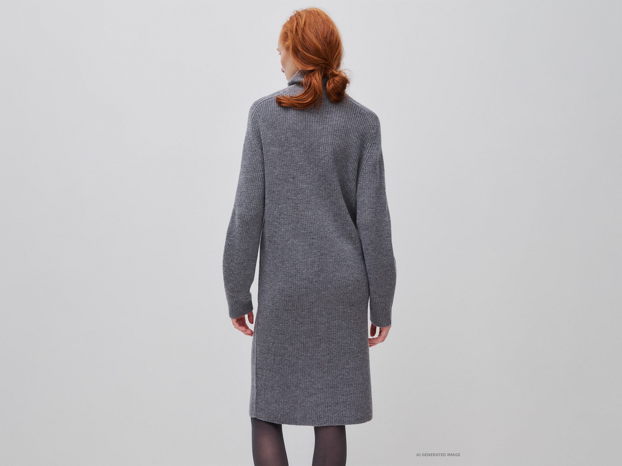 United Colors of Benetton Dresses Abito lana collo alto