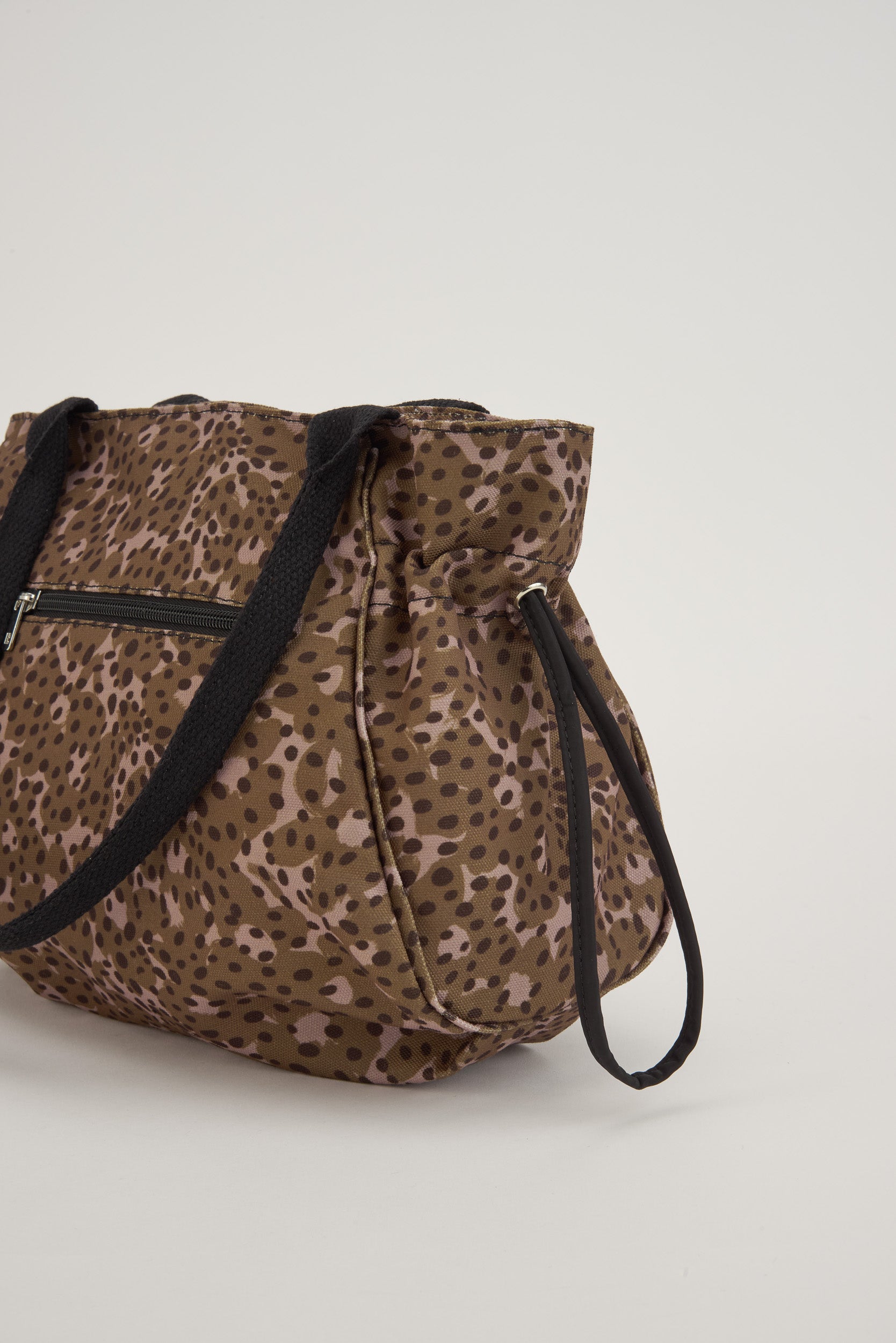 TucTuc Accessori borsa tote bambina marrone animalier