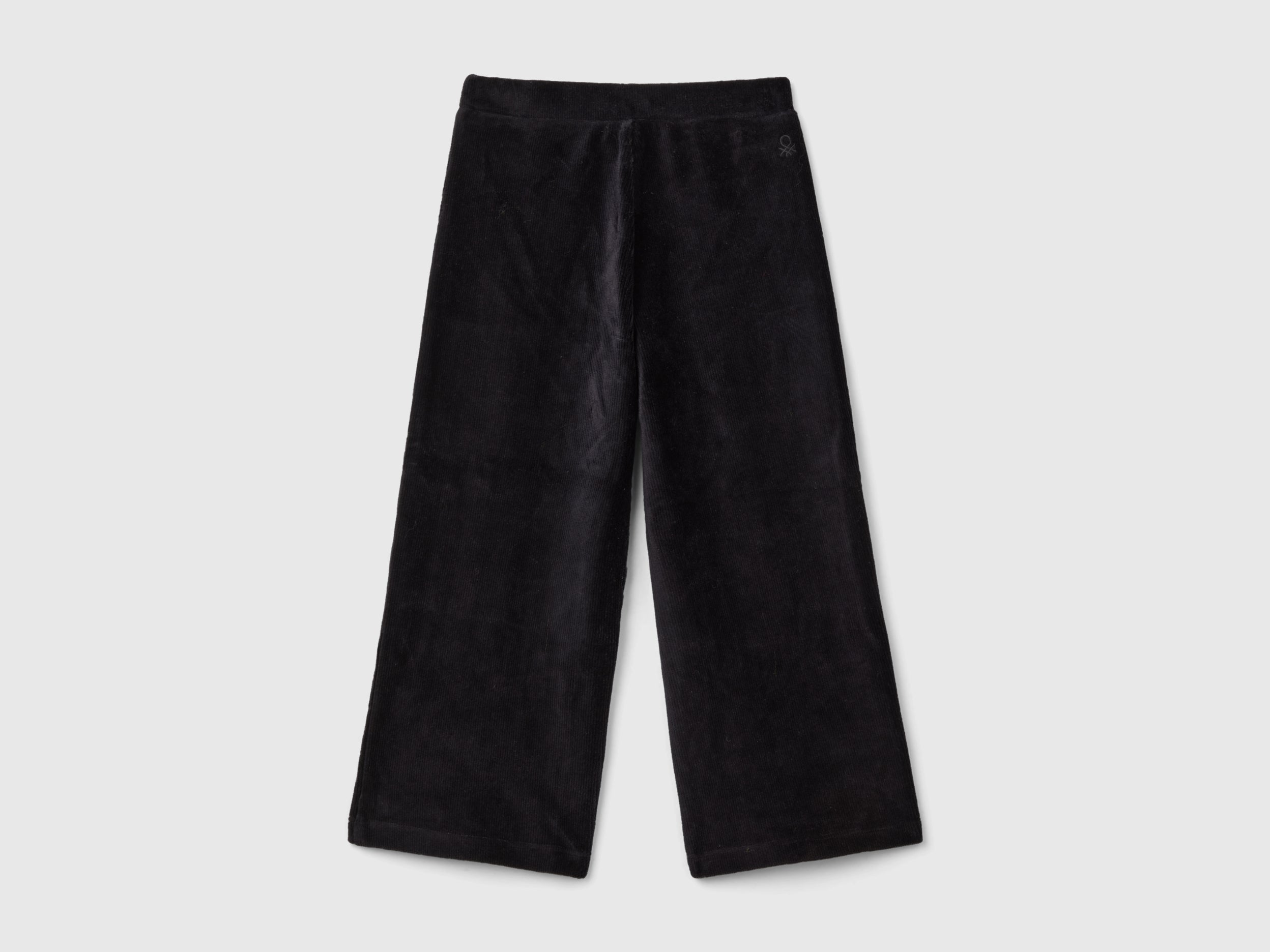 United Colors of Benetton pantaloni ciniglia bimba gamba larga