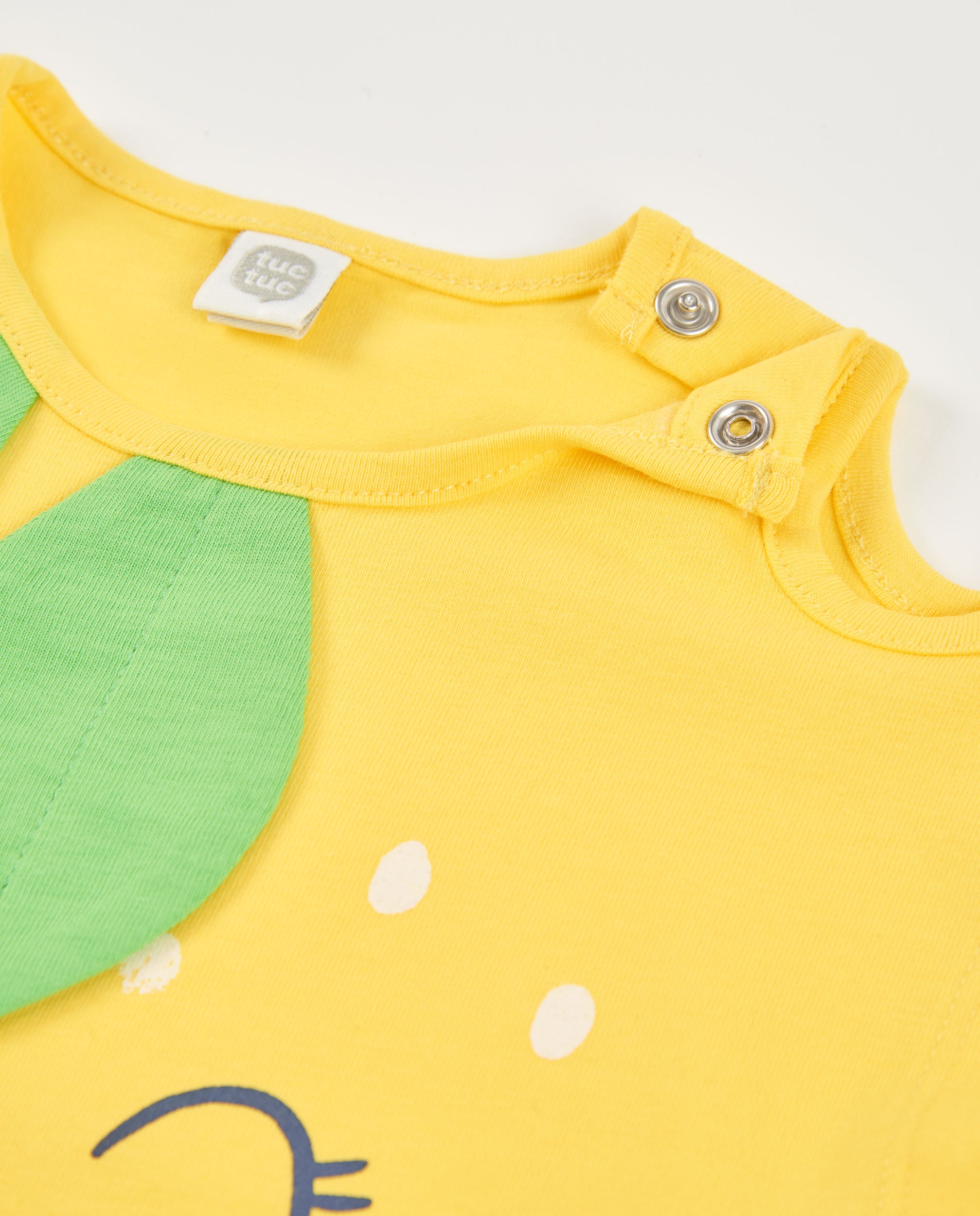 TucTuc Magliette T-Shirt Spalle Scoperte Giallo 4 Anni