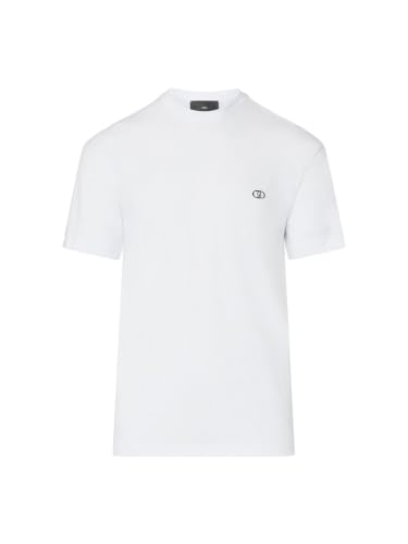 Liu Jo Baby Logo Stampato T-Shirt Blu Scuro Cotone