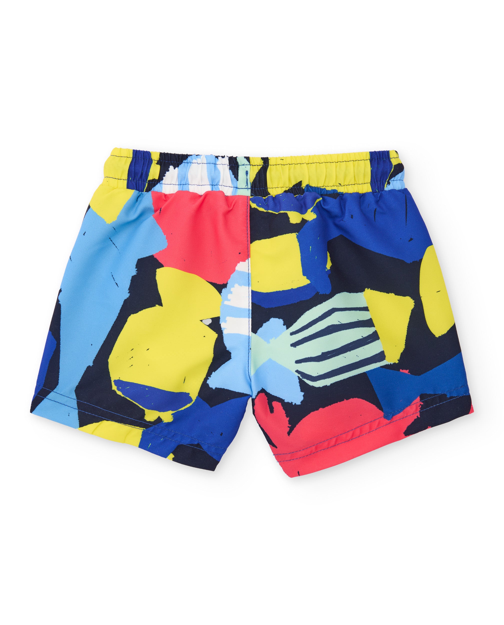 TucTuc Costumi astratto boxer mare bambino blu asciugatura rapida