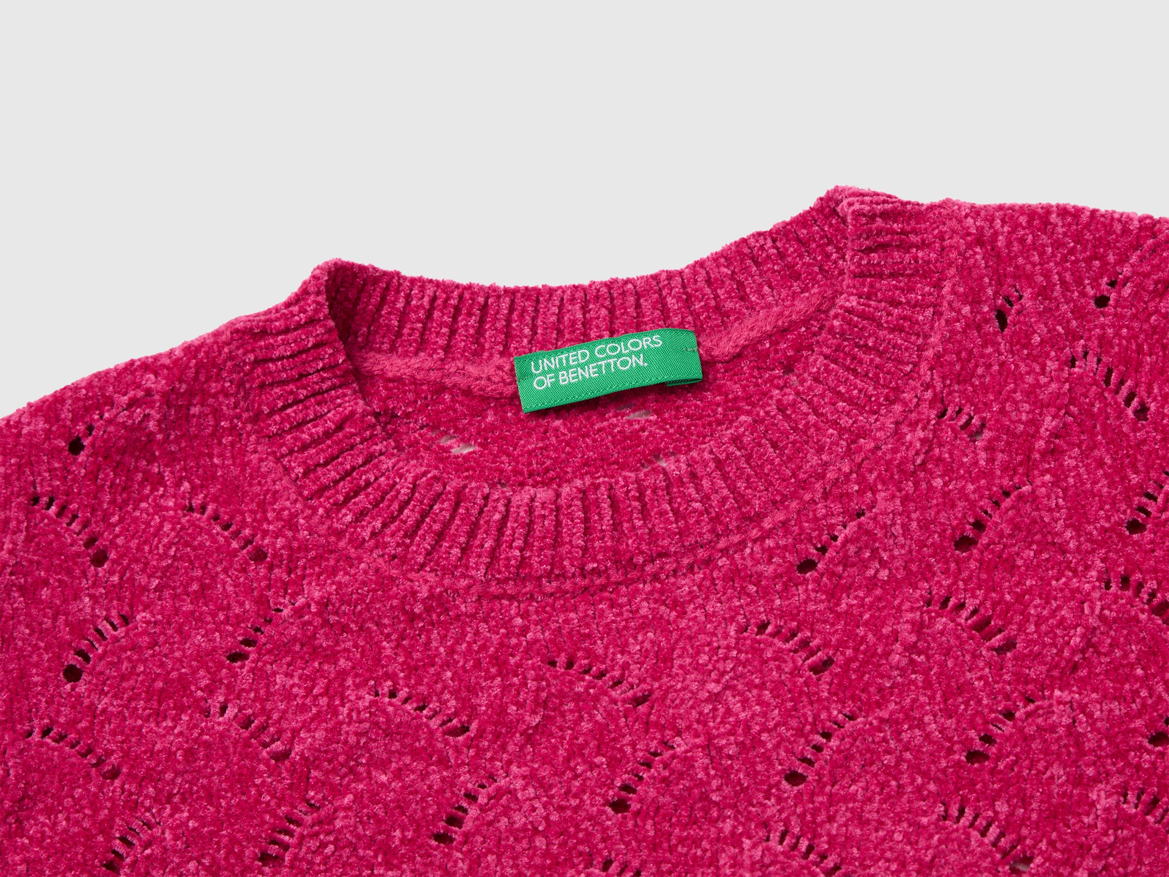 United Colors of Benetton Chenille Sweater Maglione 98