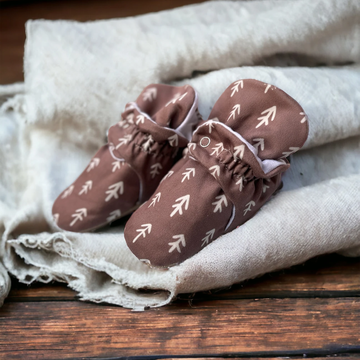 Kokopatik Scarpine Baby Freccia Cotone Senza Imbottitura
