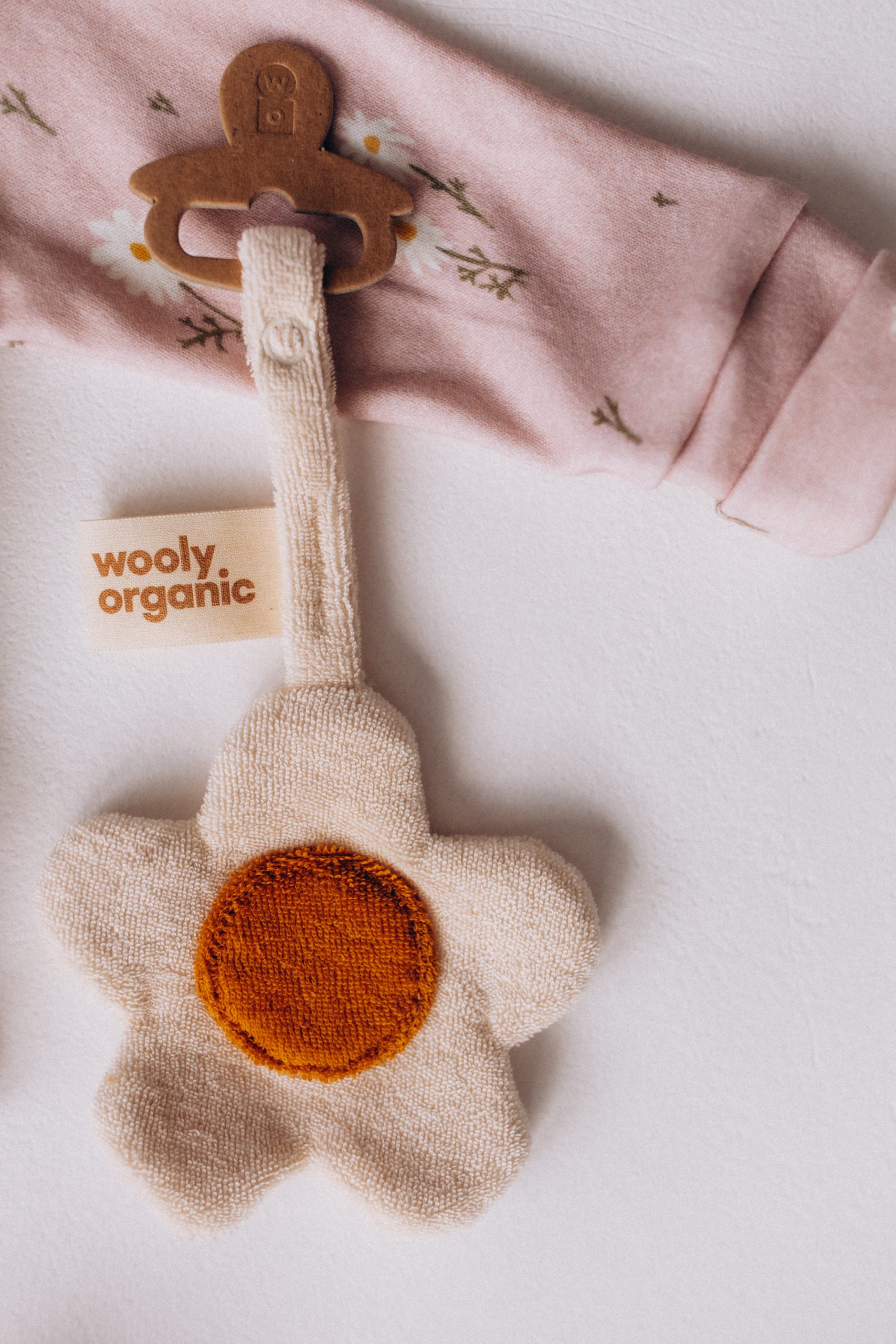 Woolly Organic Portaciuccio SS27 margherita spugna