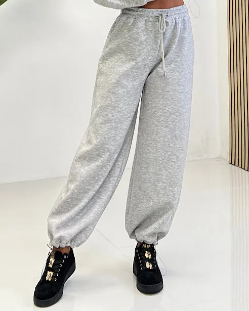 Sottosopra FI55 pantalone tuta nero polsini taglia unica