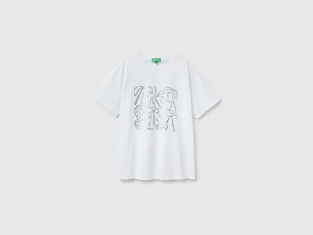 United Colors of Benetton T-Shirts Oversized Print maglietta taglia M
