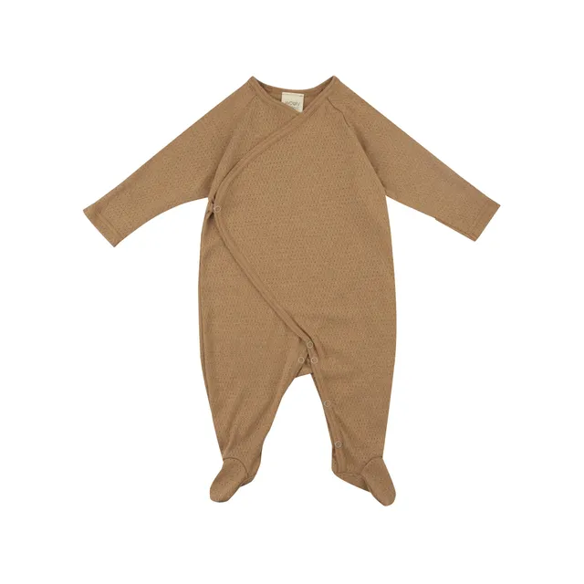 Woolly Organic Wrap Sleepsuit tutina neonato cotone bio