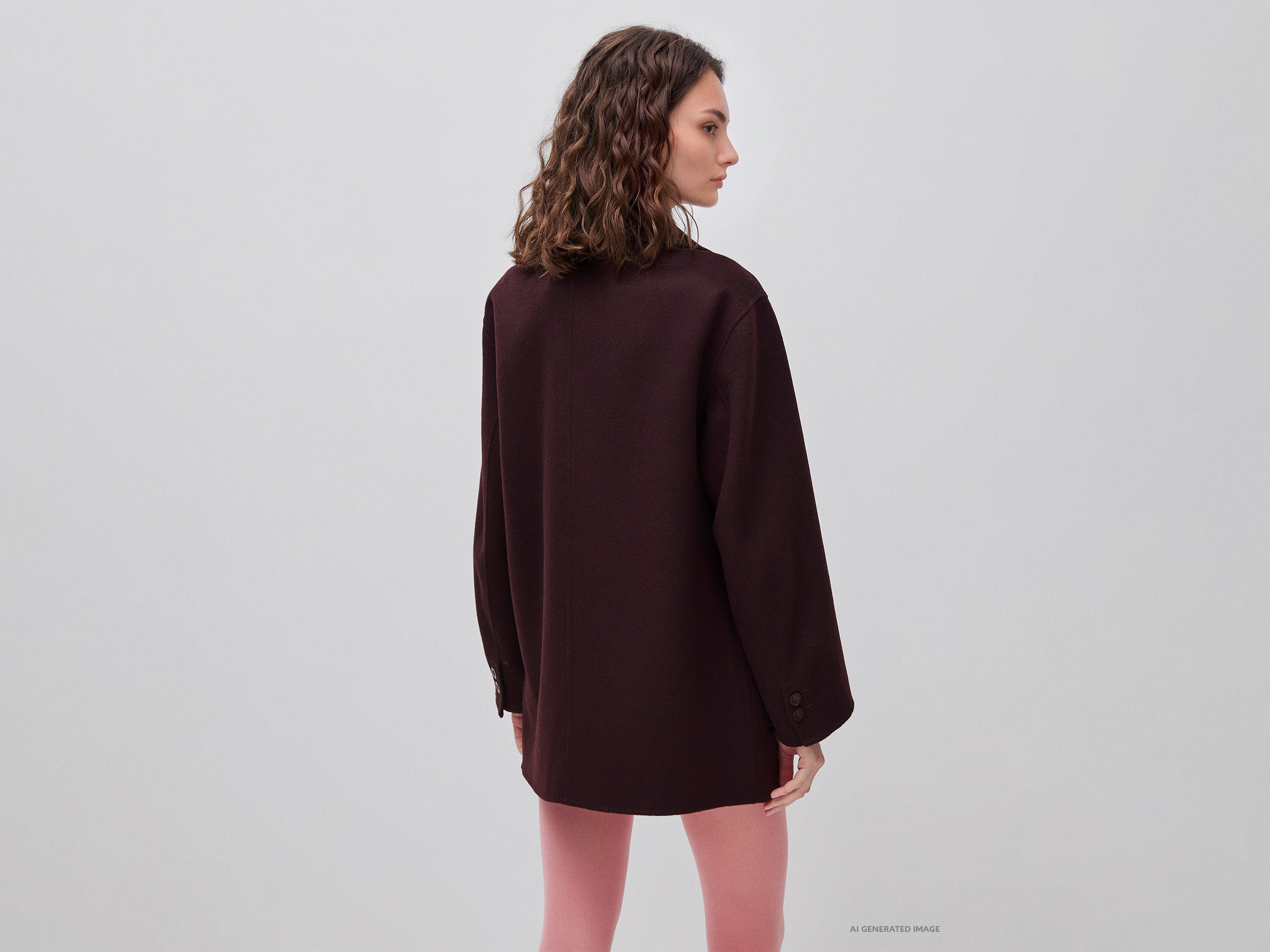 United Colors of Benetton cappotto doppiopetto lana e cashmere
