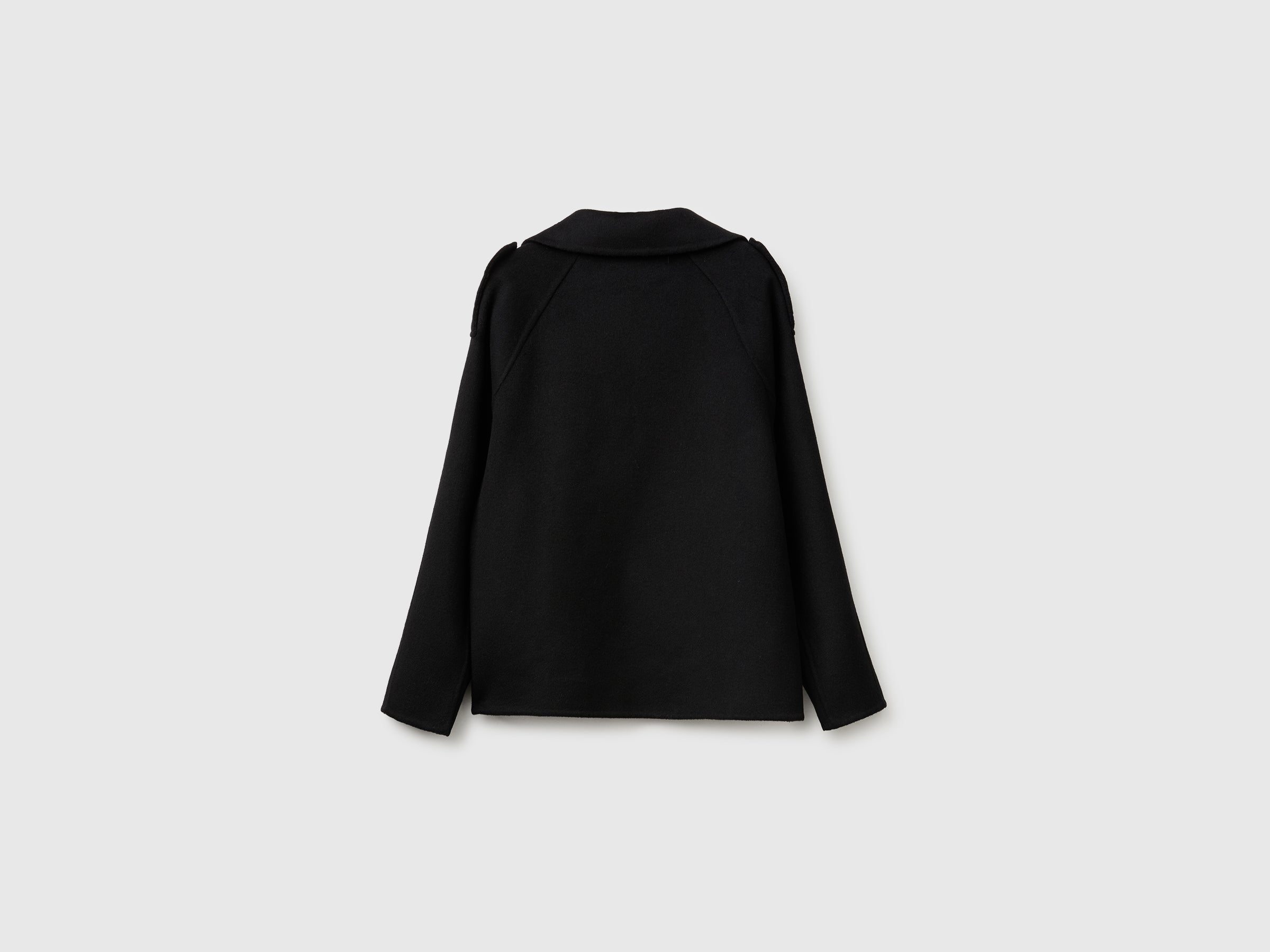 United Colors of Benetton Cappotto Corto Doppiopetto Lana