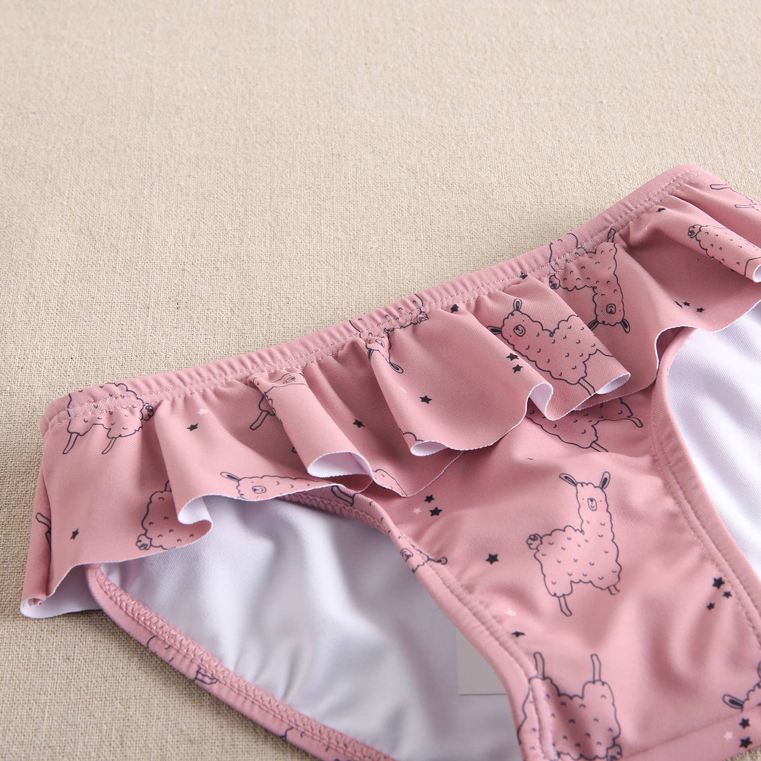 Dadati costume slip bimba lama rosa elasticizzato
